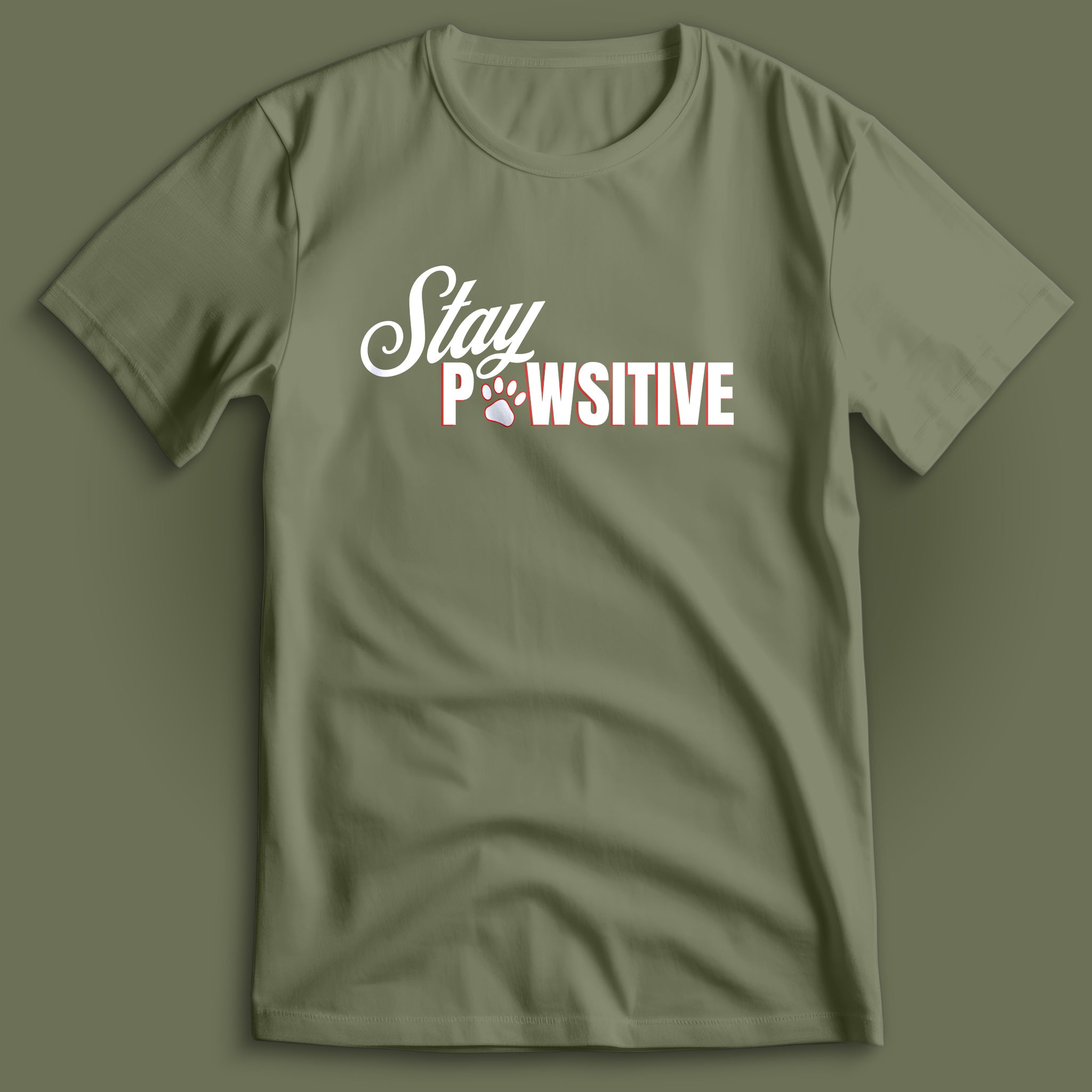 Stay Pawsitive T-Shirt