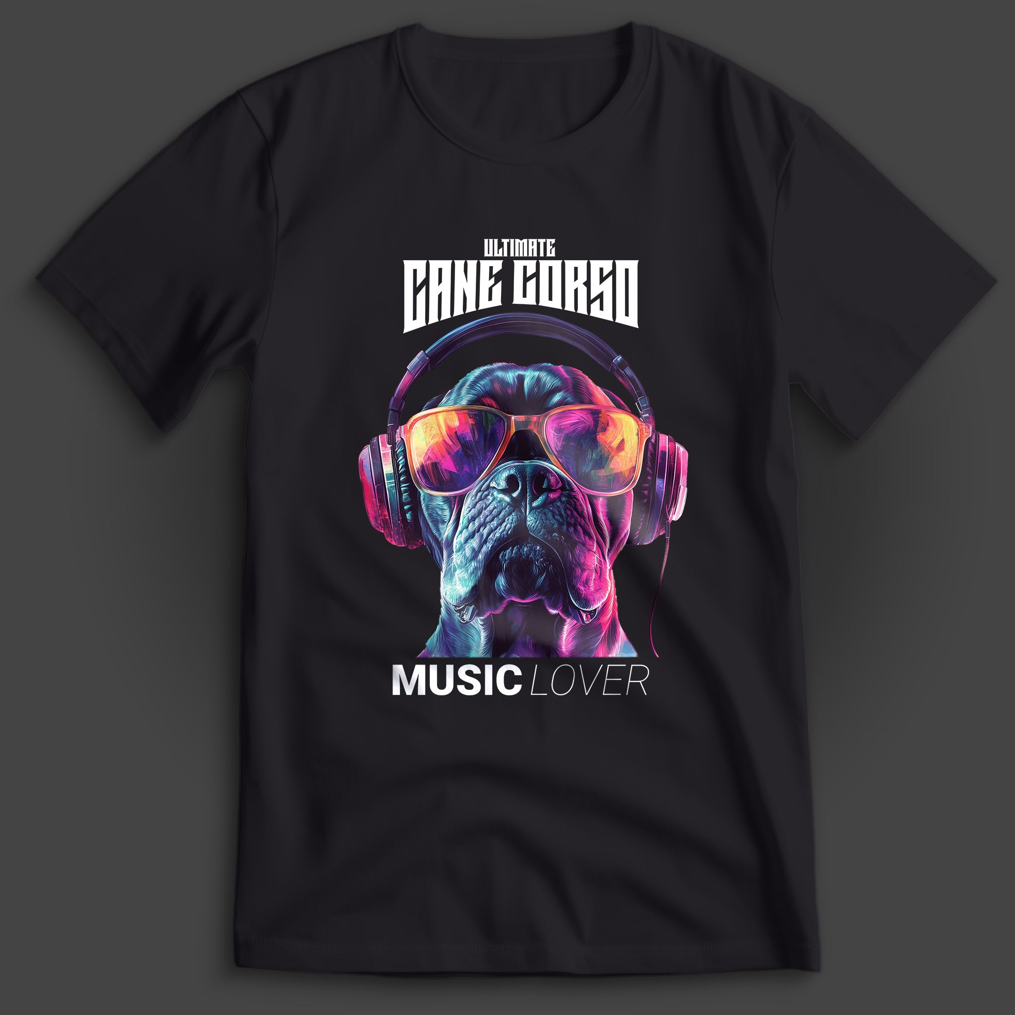 Cane Corso Music Lover T-Shirt
