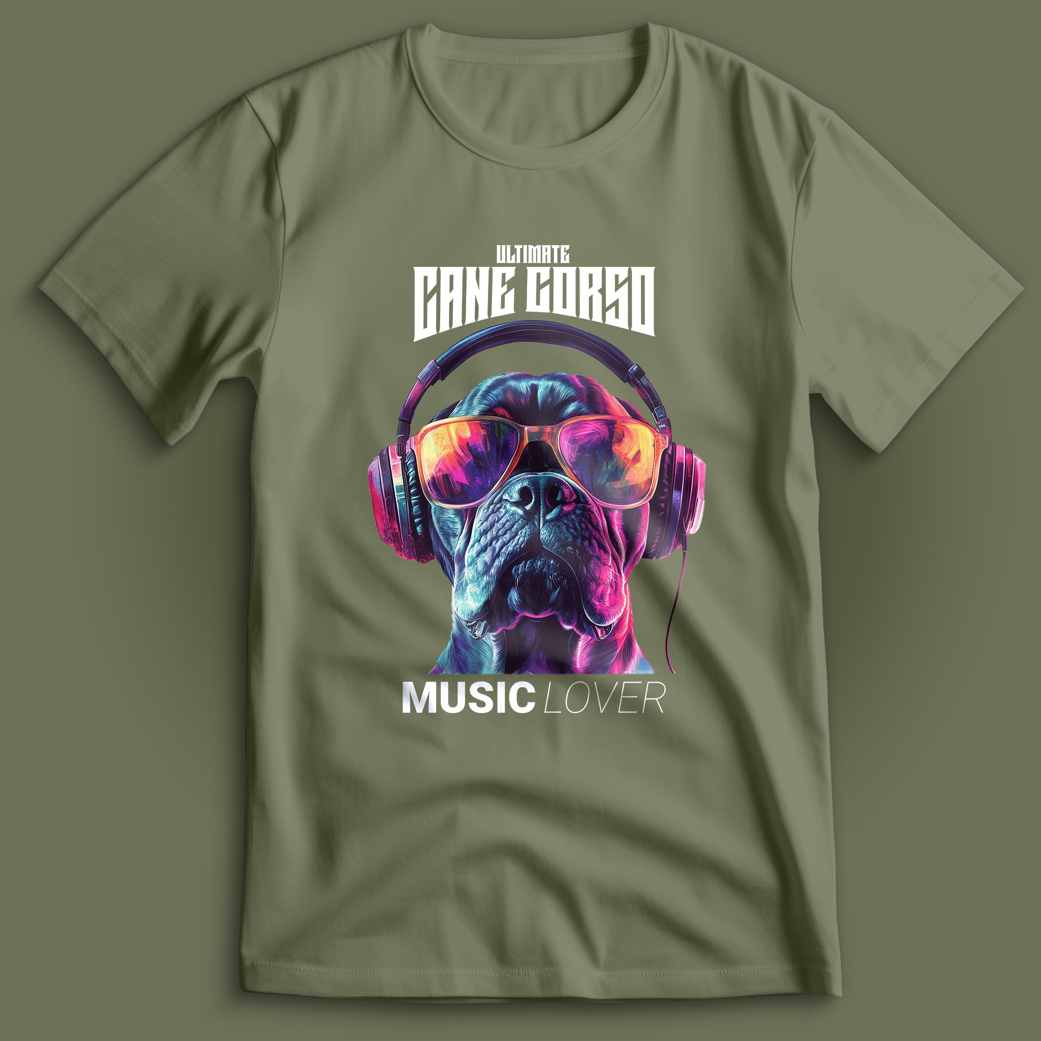 Cane Corso Music Lover T-Shirt