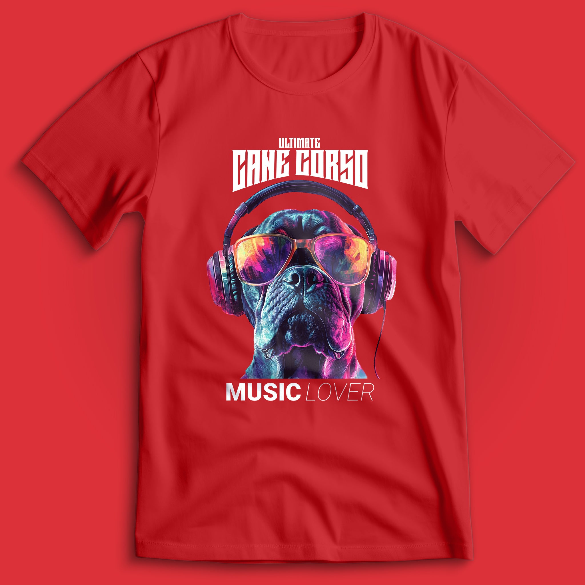 Cane Corso Music Lover T-Shirt