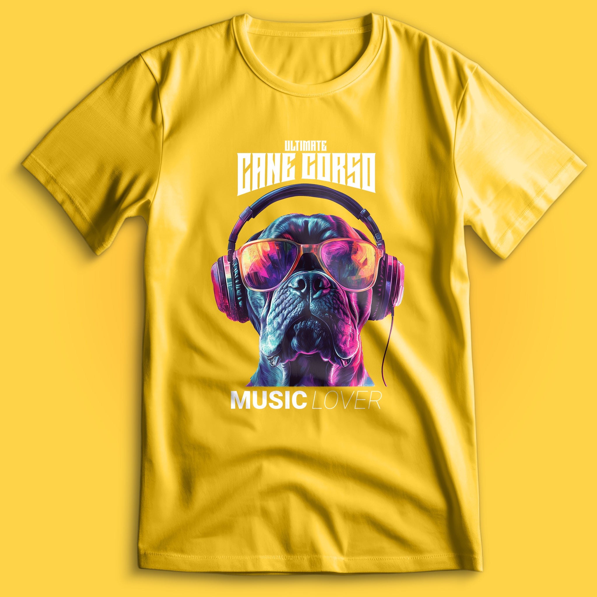 Cane Corso Music Lover T-Shirt