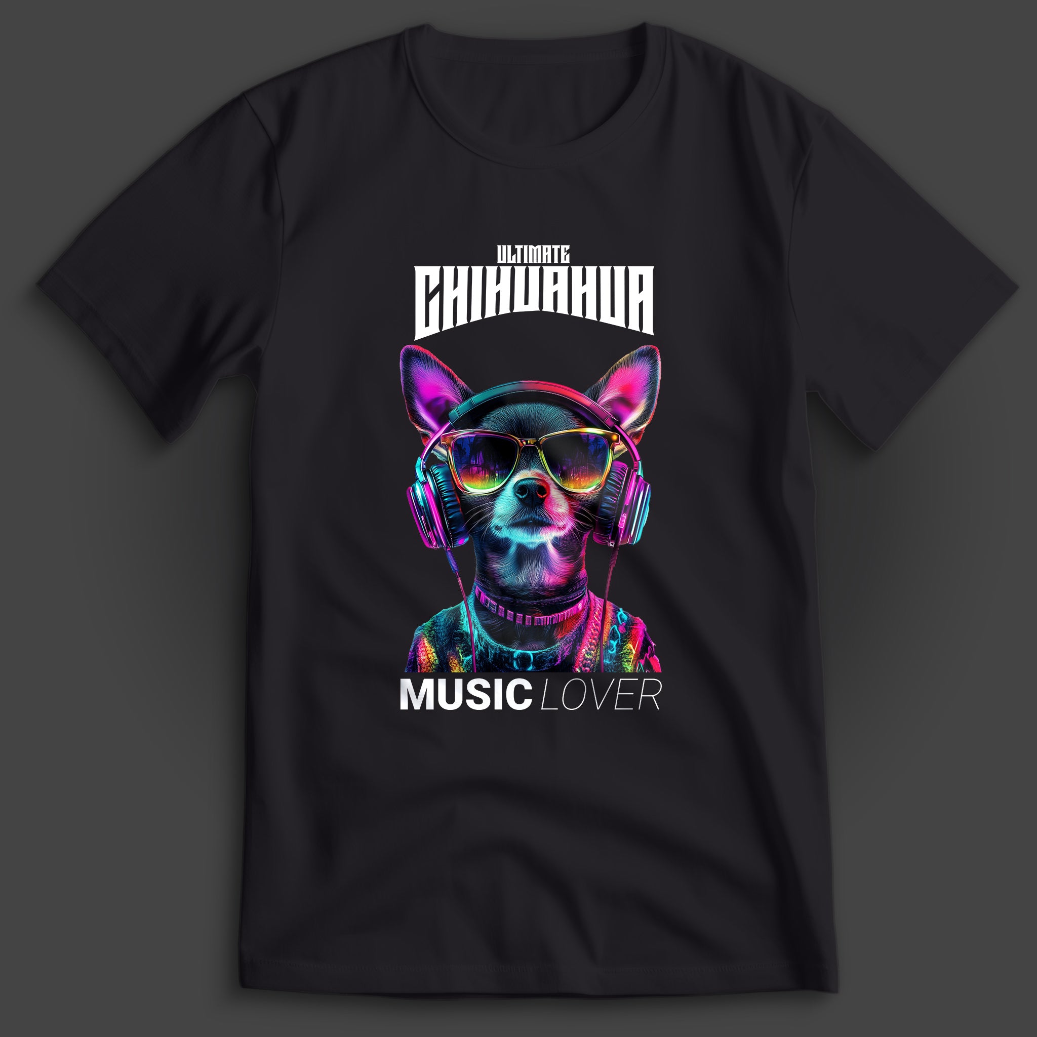 Chihuahua Music Lover T-Shirt