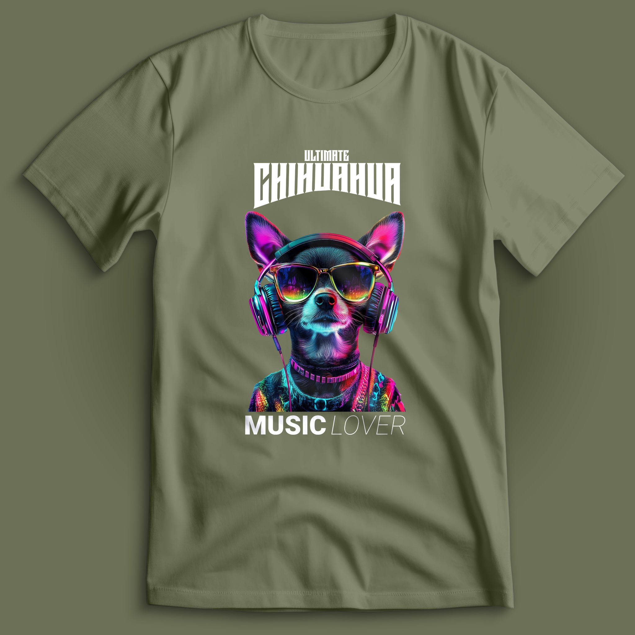 Chihuahua Music Lover T-Shirt