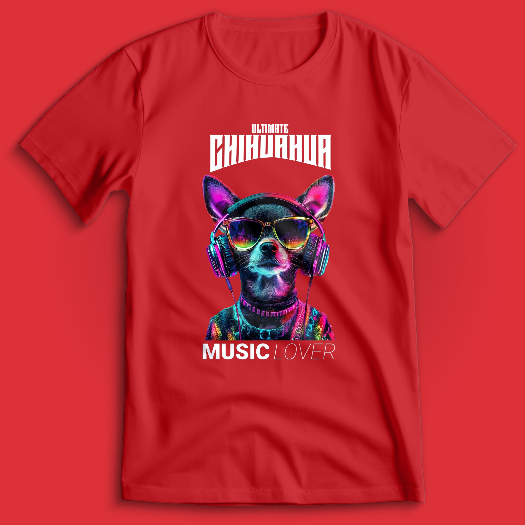 Chihuahua Music Lover T-Shirt