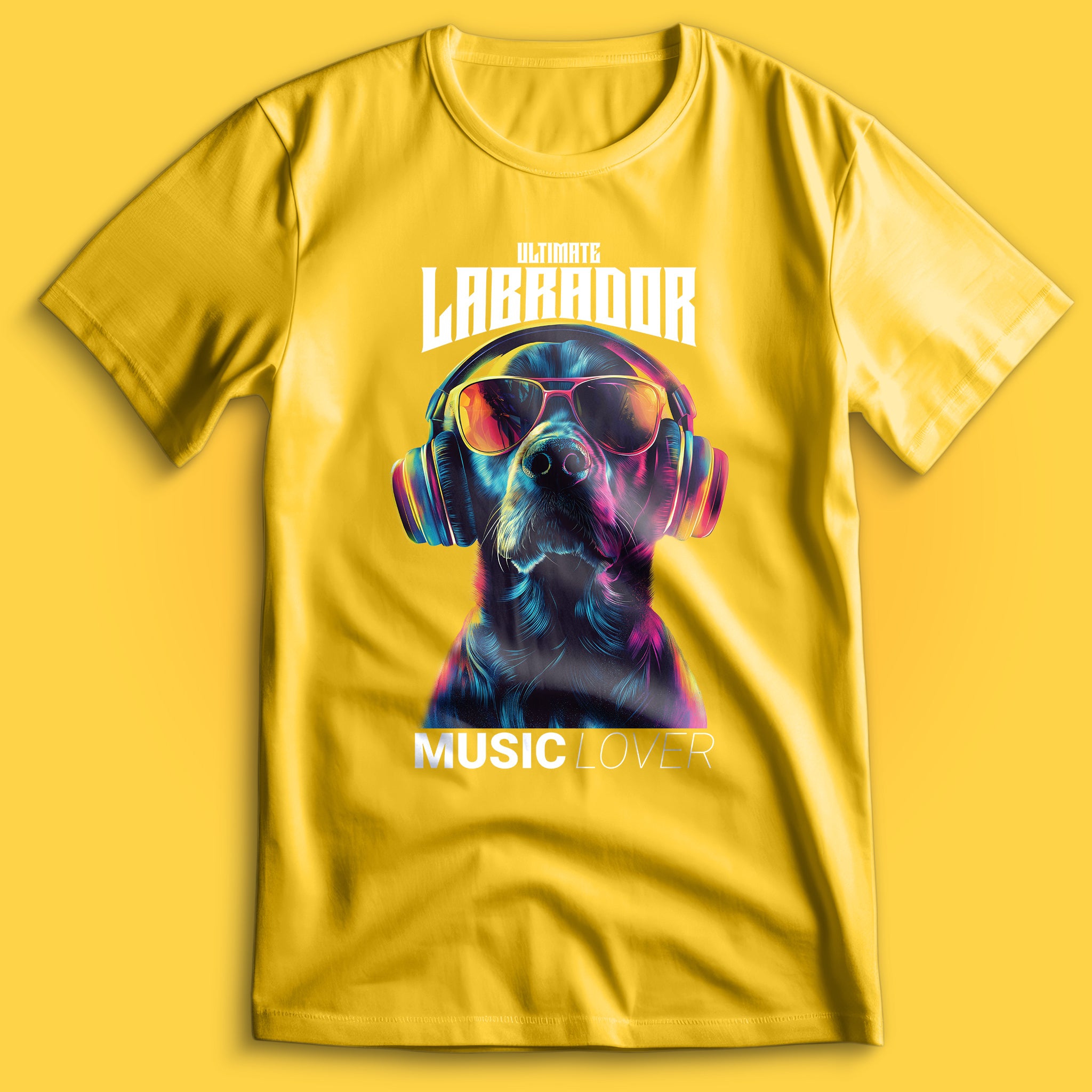 Labrador Music Lover T-Shirt