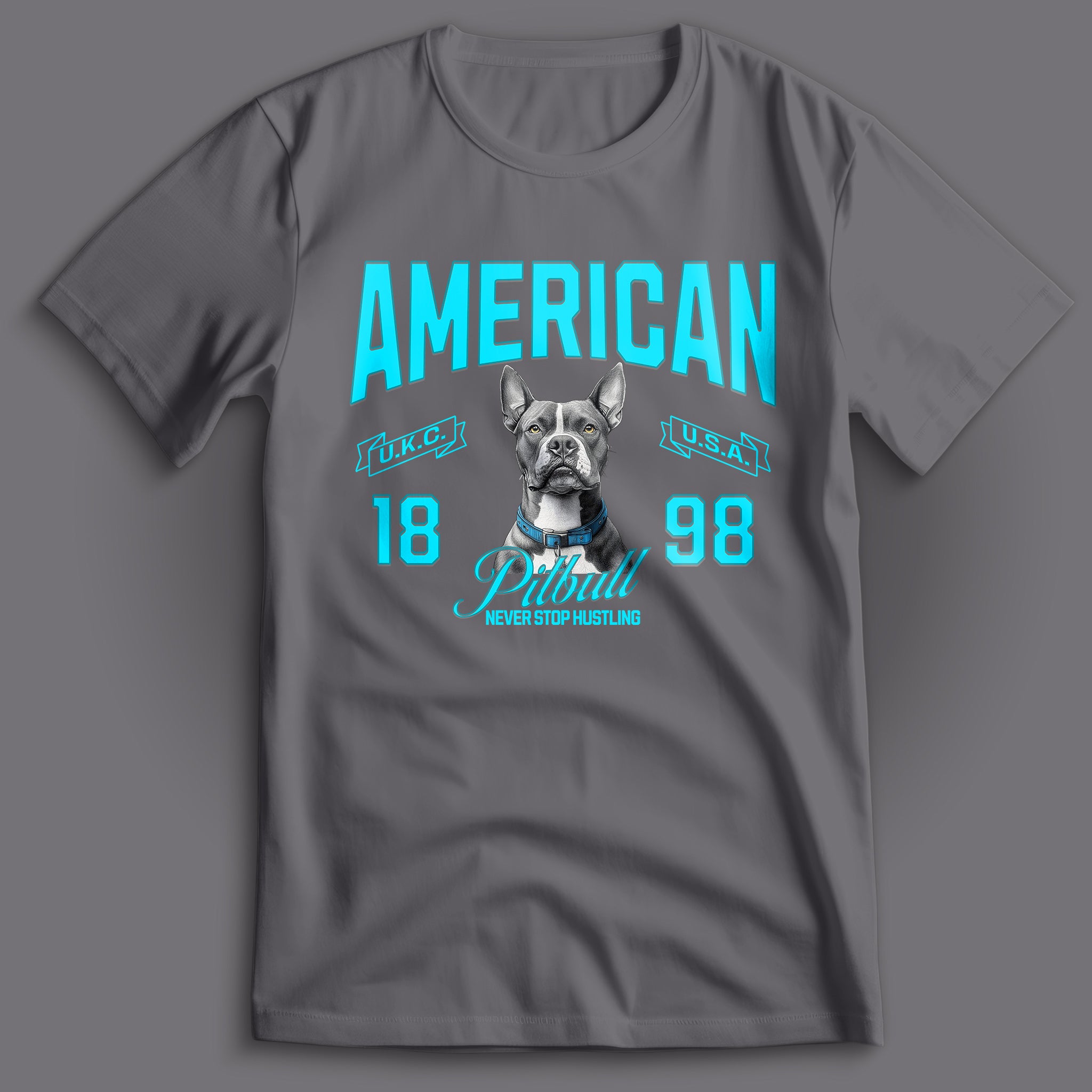 American Pitbull Hustling T-Shirt
