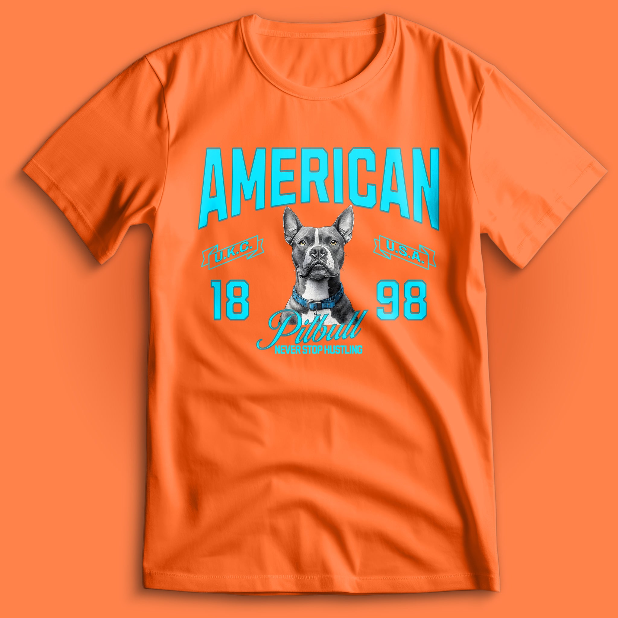 American Pitbull Hustling T-Shirt