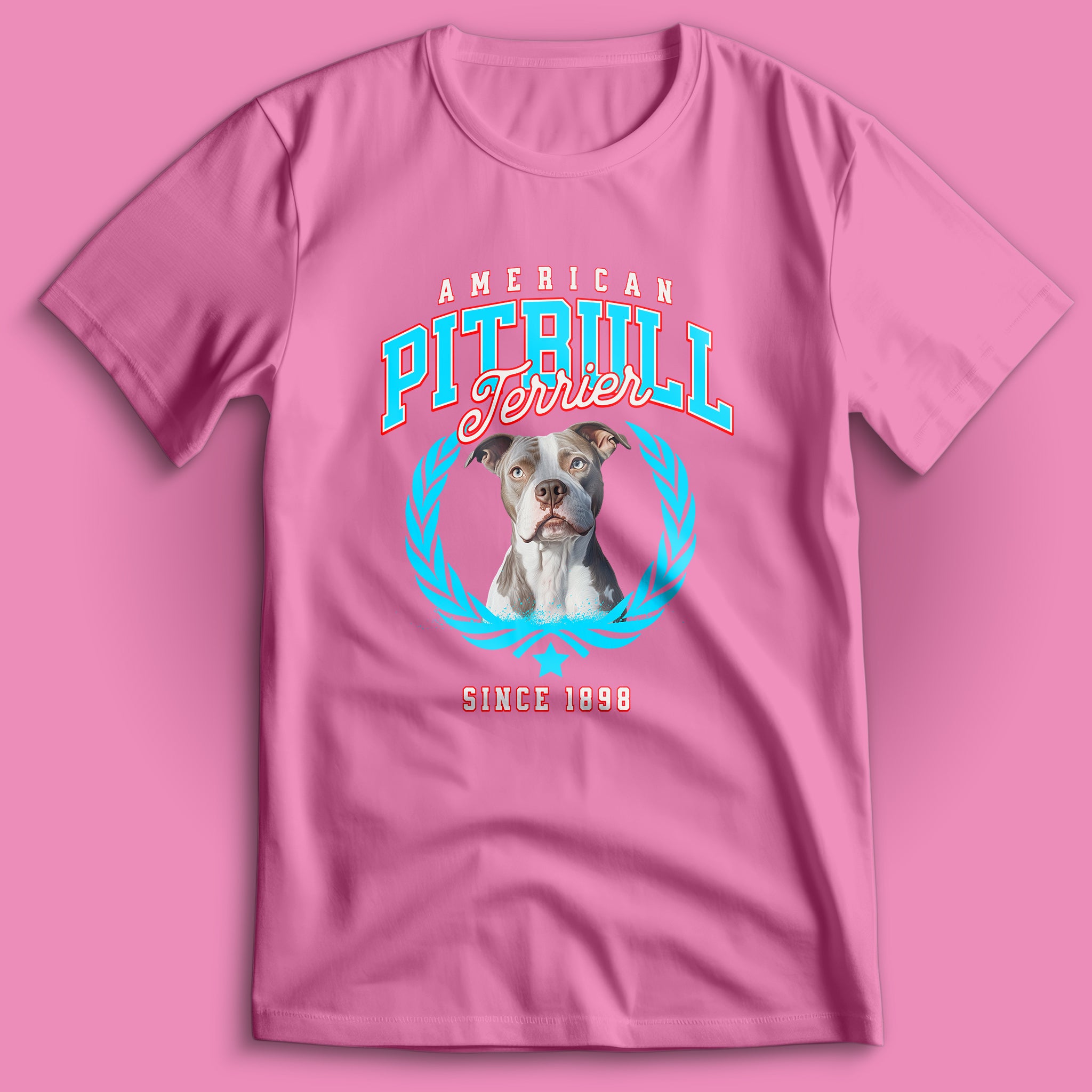 American Bulldog Light Blue T-Shirt