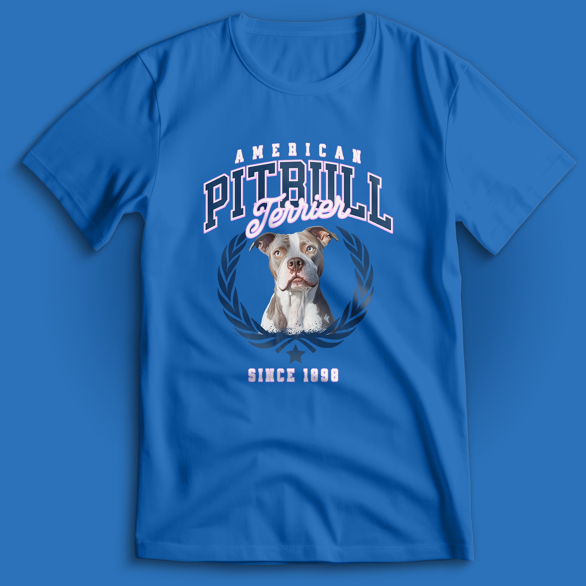 American Bulldog Blue T-Shirt