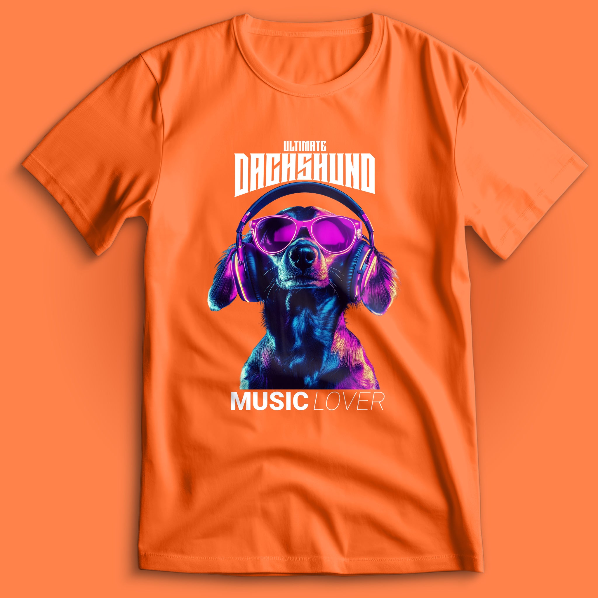 Dachshund Music Lover T-Shirt