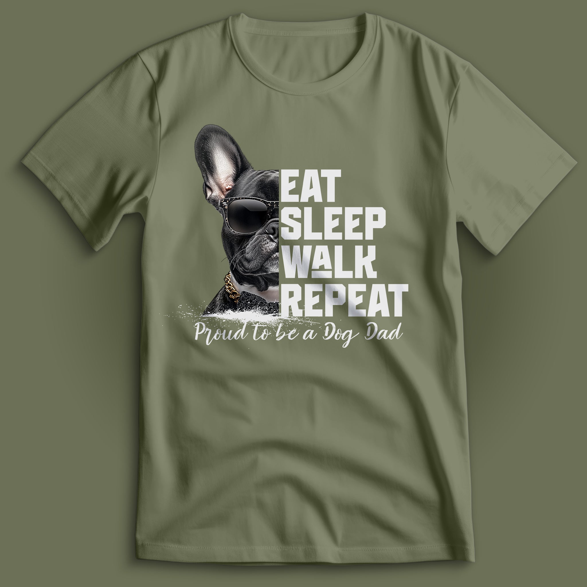 Dog Dad French Bulldog T-Shirt