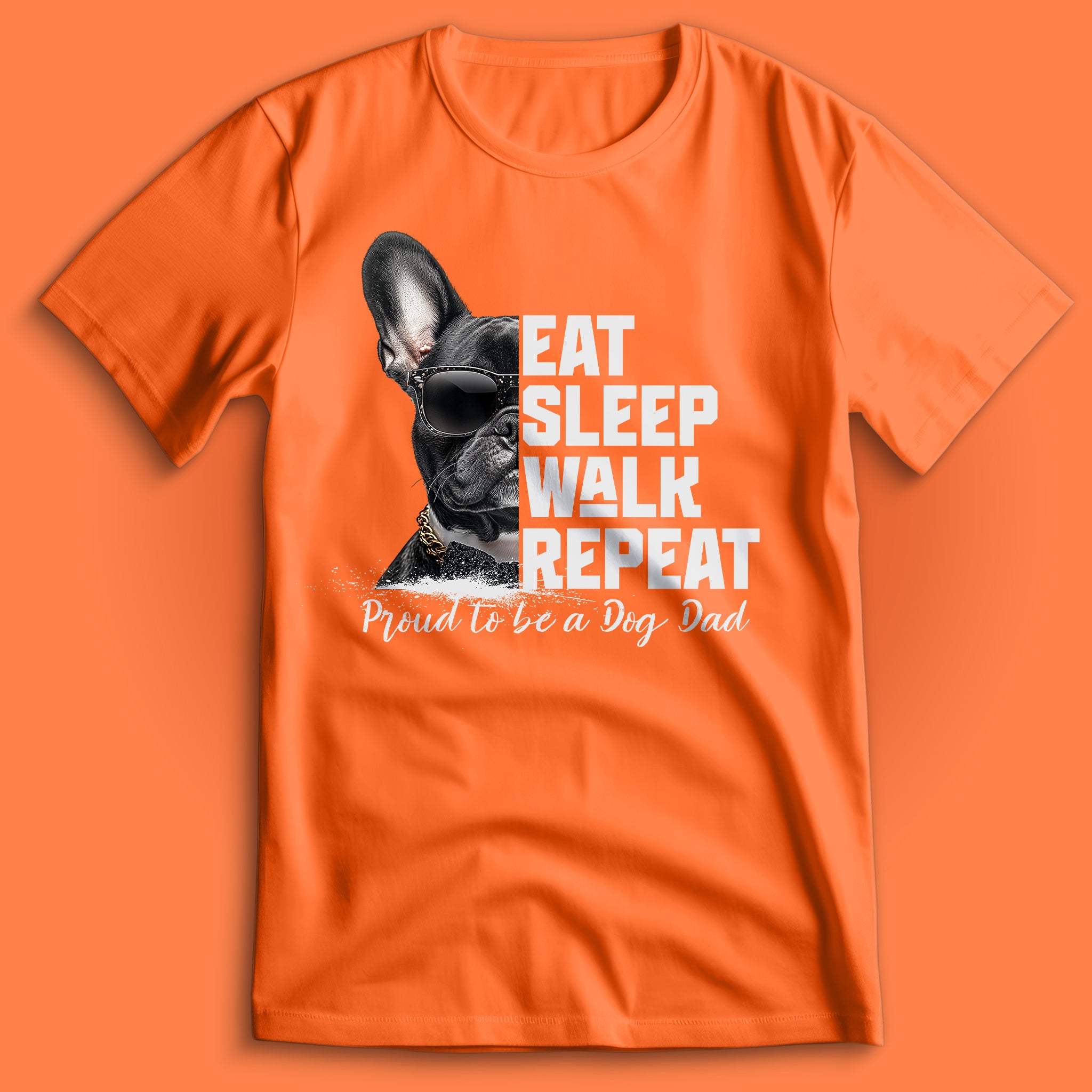 Dog Dad French Bulldog T-Shirt