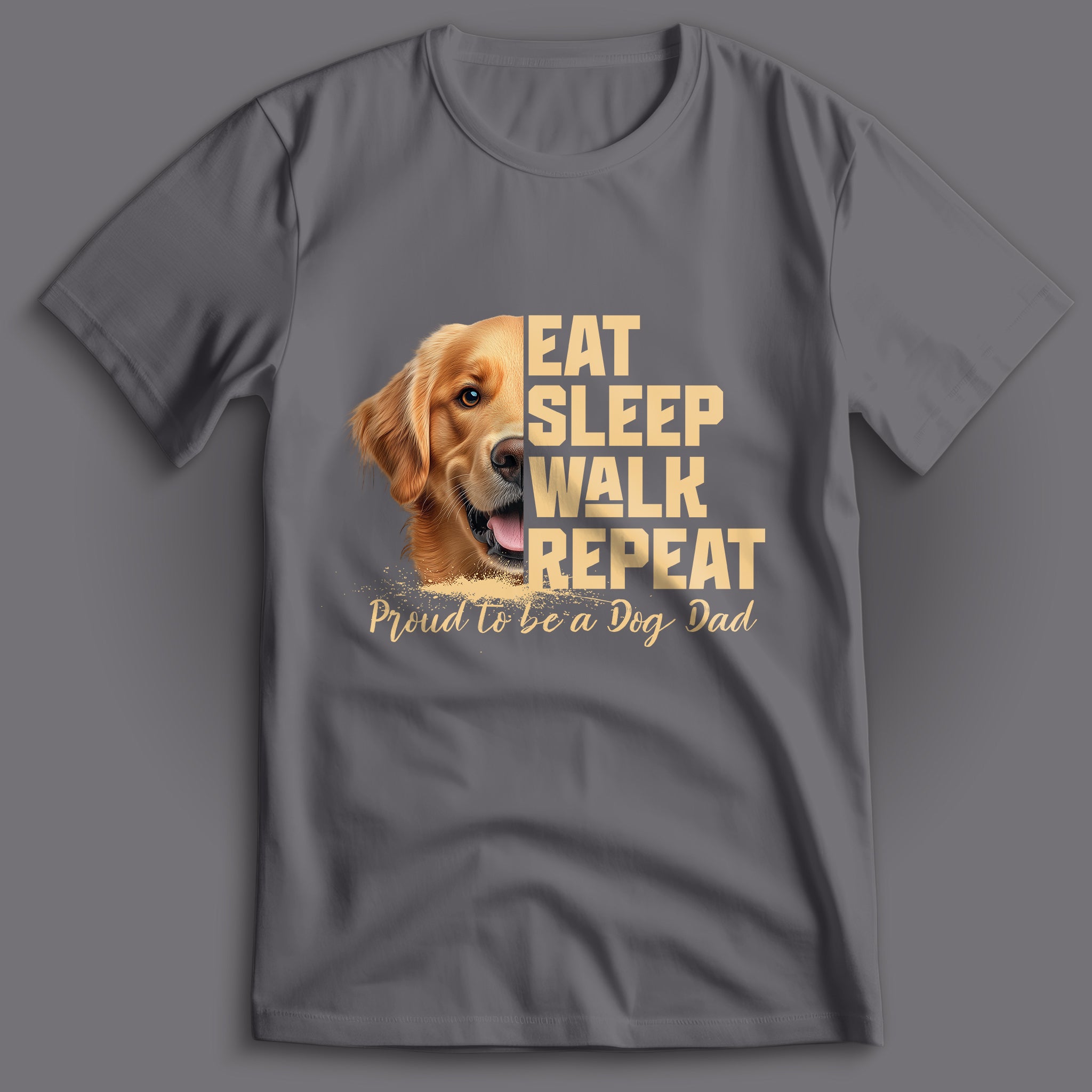 Dog Dad Golden Retriever T-Shirt