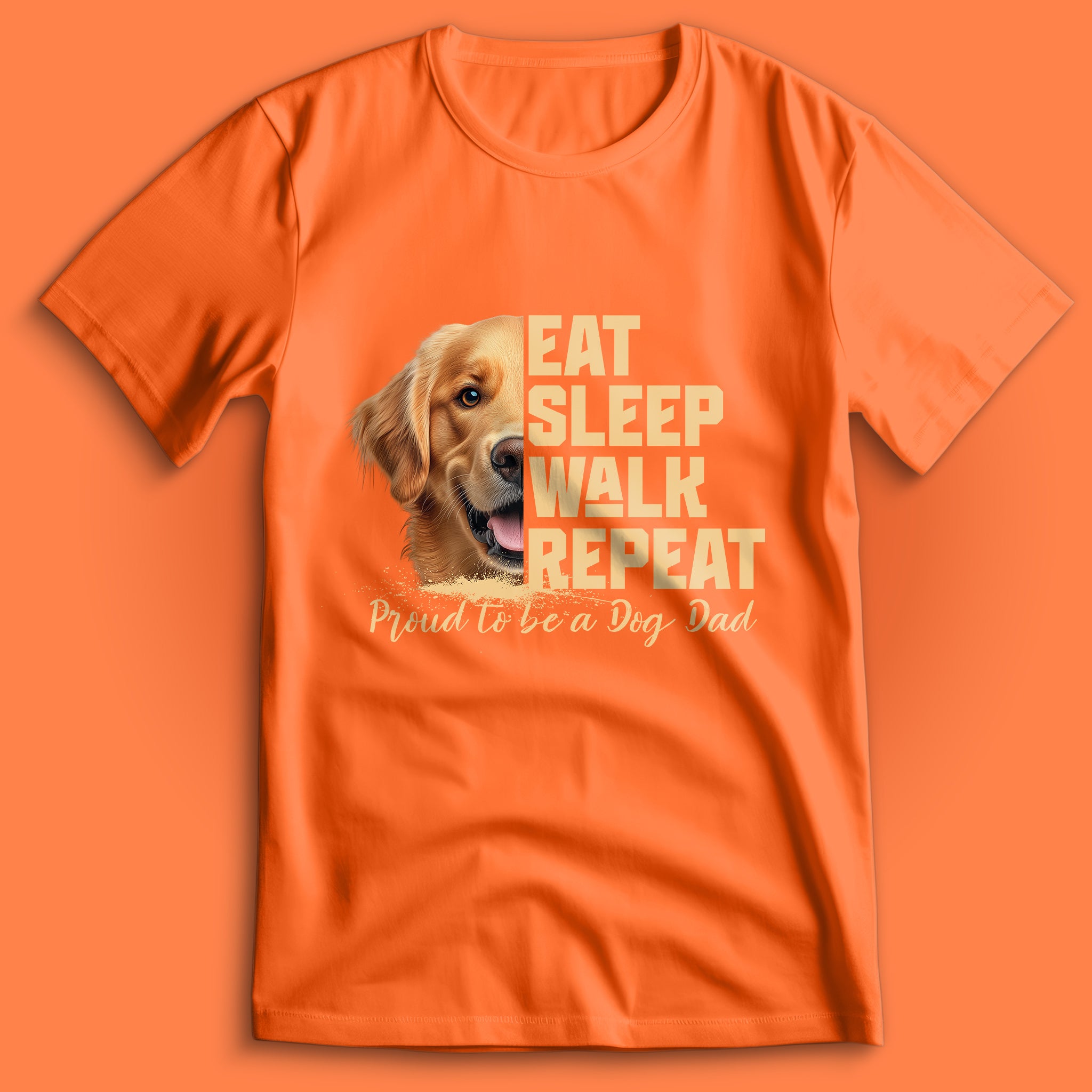 Dog Dad Golden Retriever T-Shirt