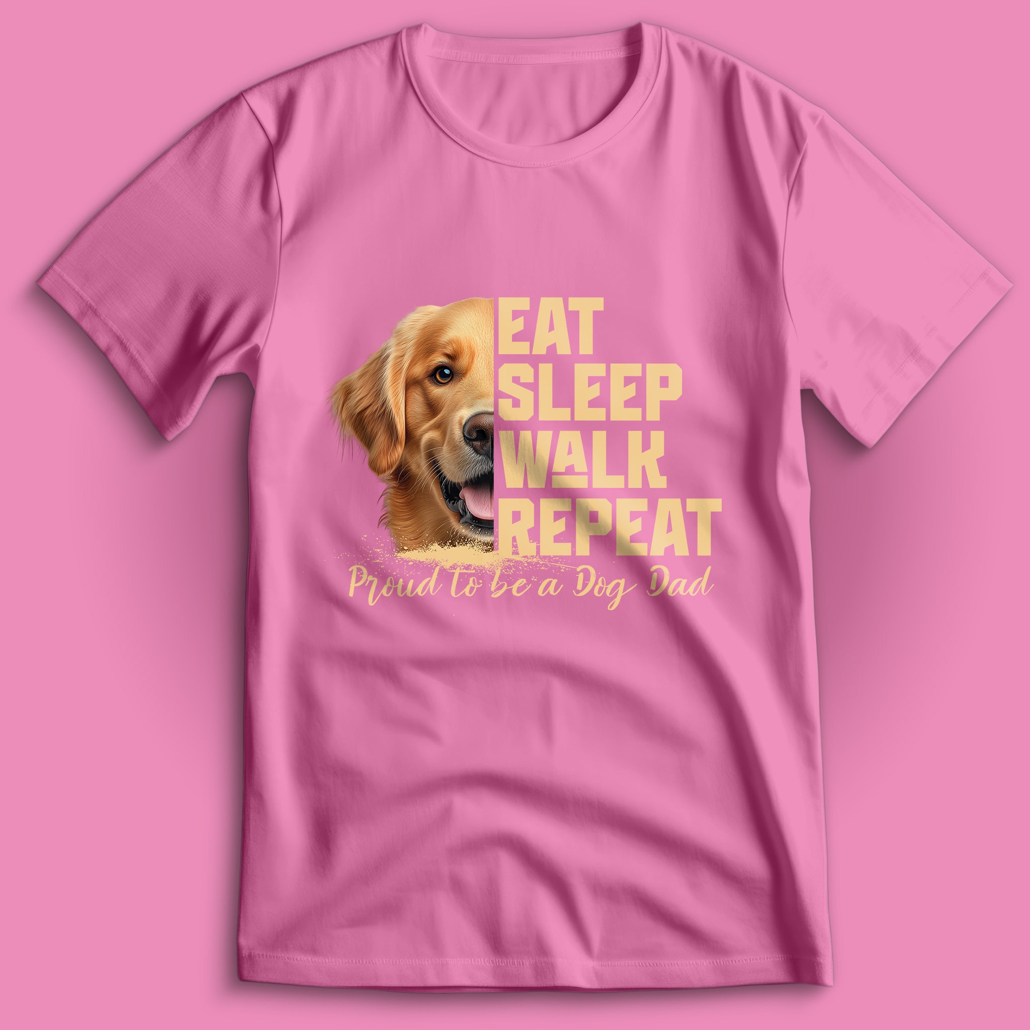 Dog Dad Golden Retriever T-Shirt