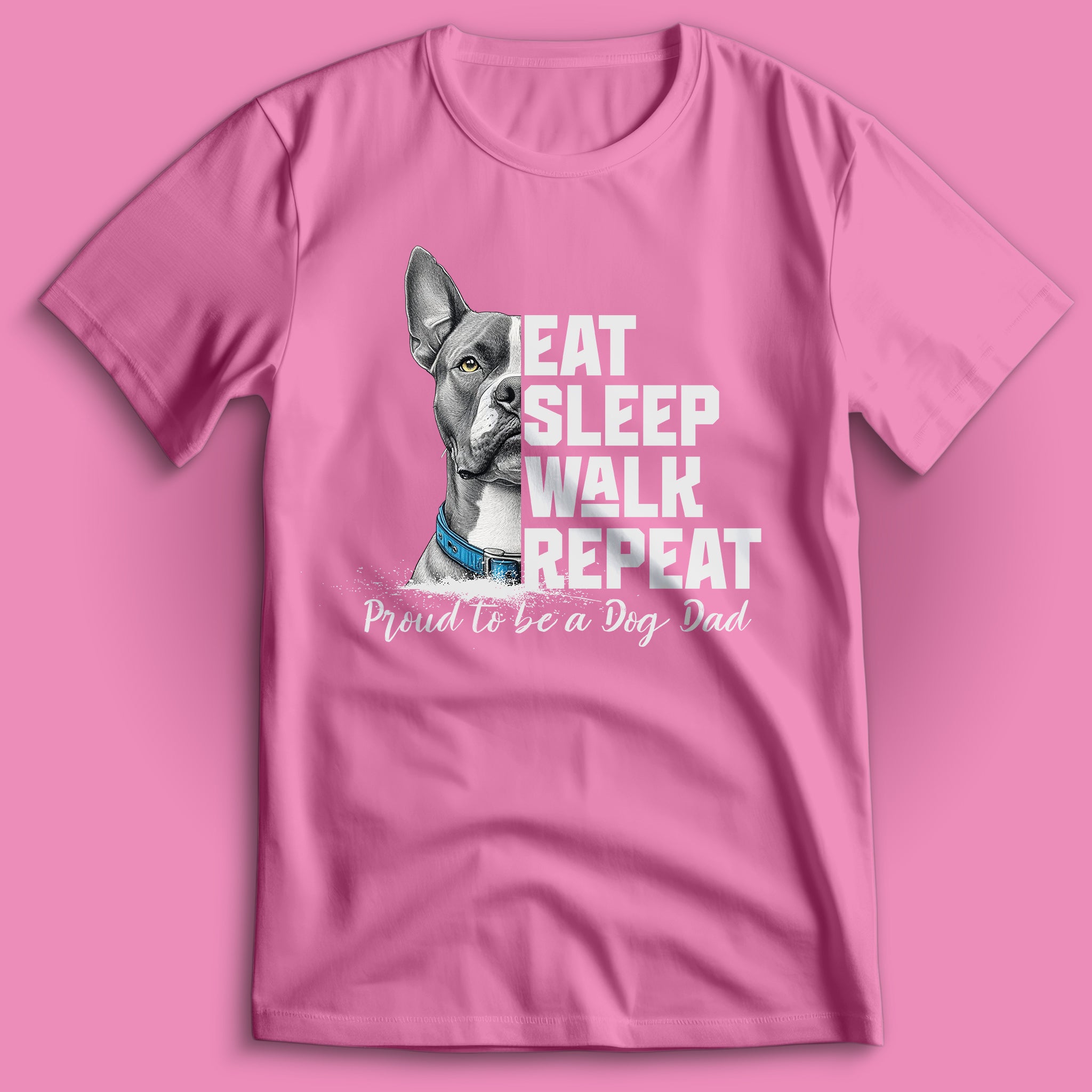 Dog Dad American Pitbull II T-Shirt