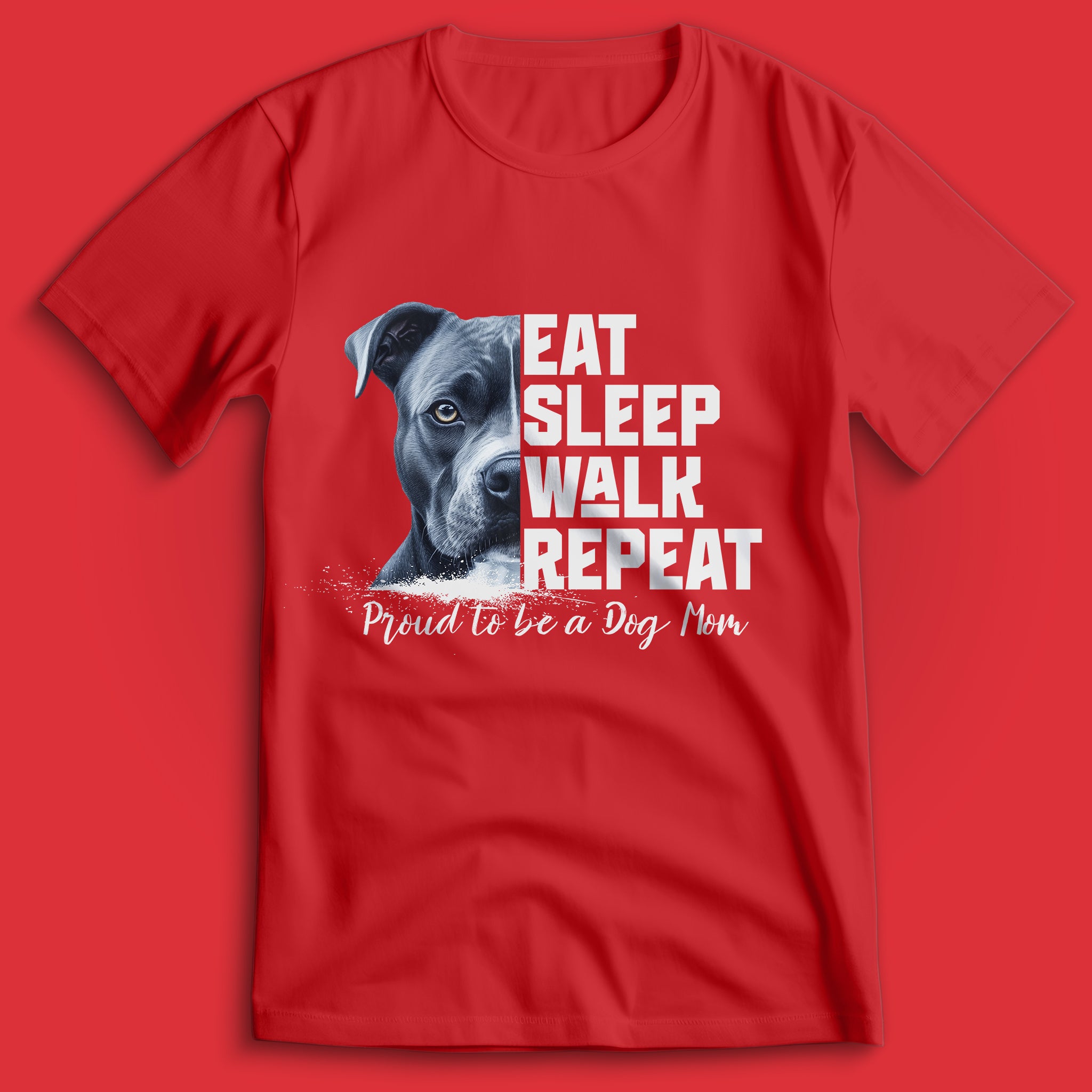 Dog Mom American Pitbull T-Shirt