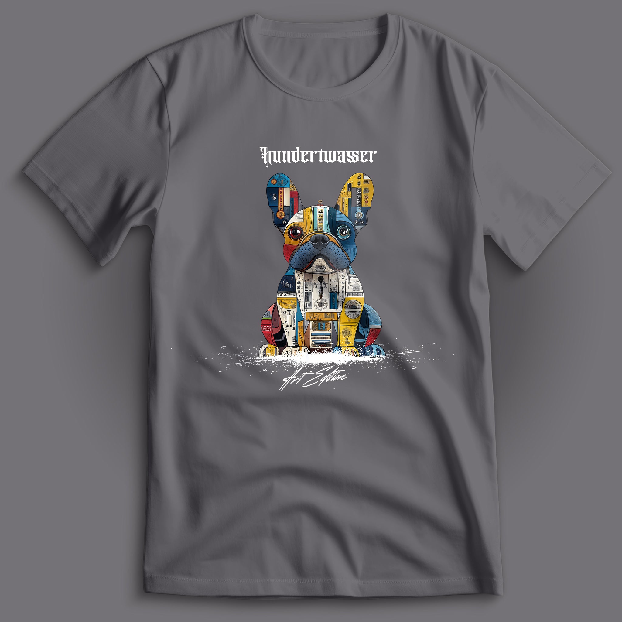 French Bulldog Art Edition Hundertwasser T-Shirt
