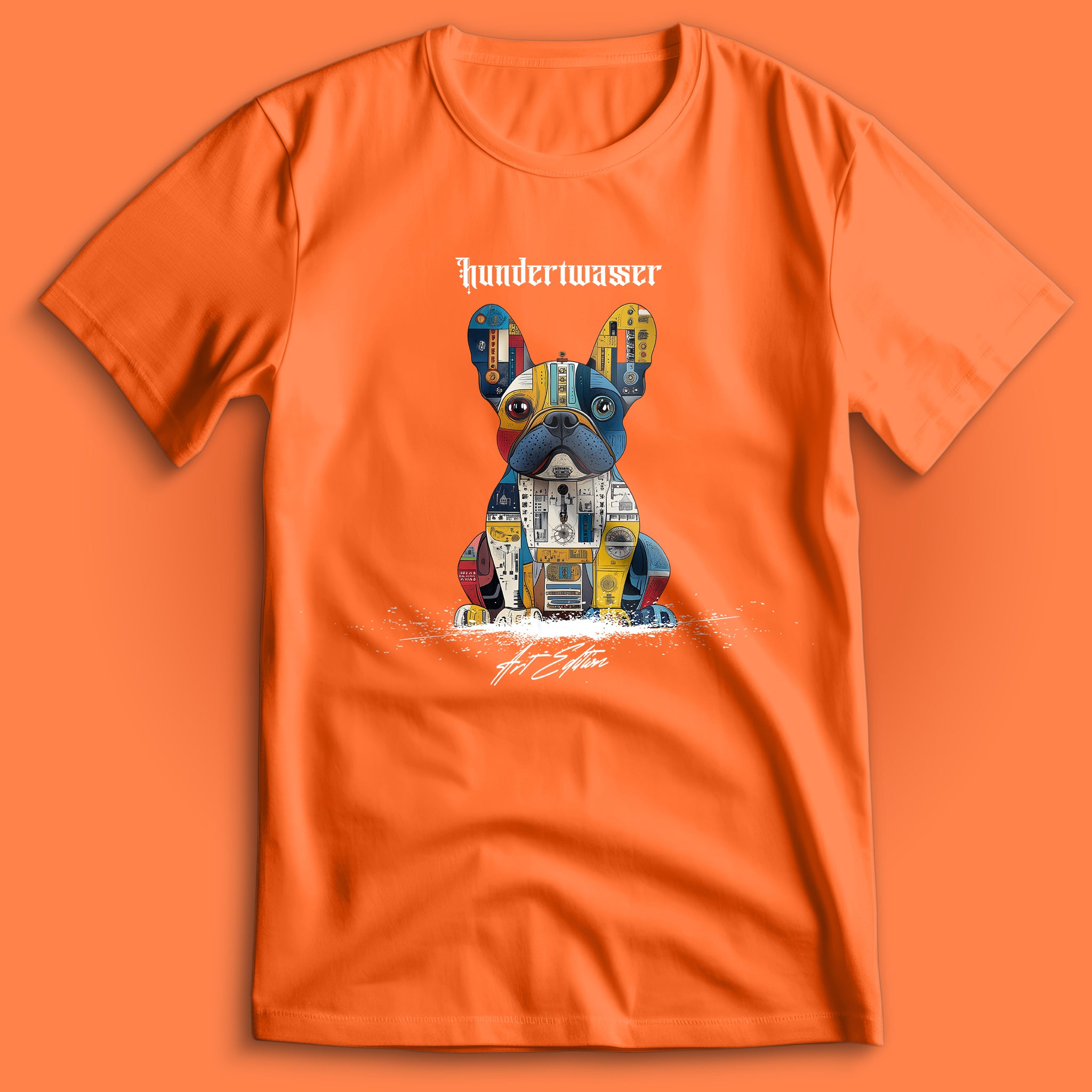 French Bulldog Art Edition Hundertwasser T-Shirt