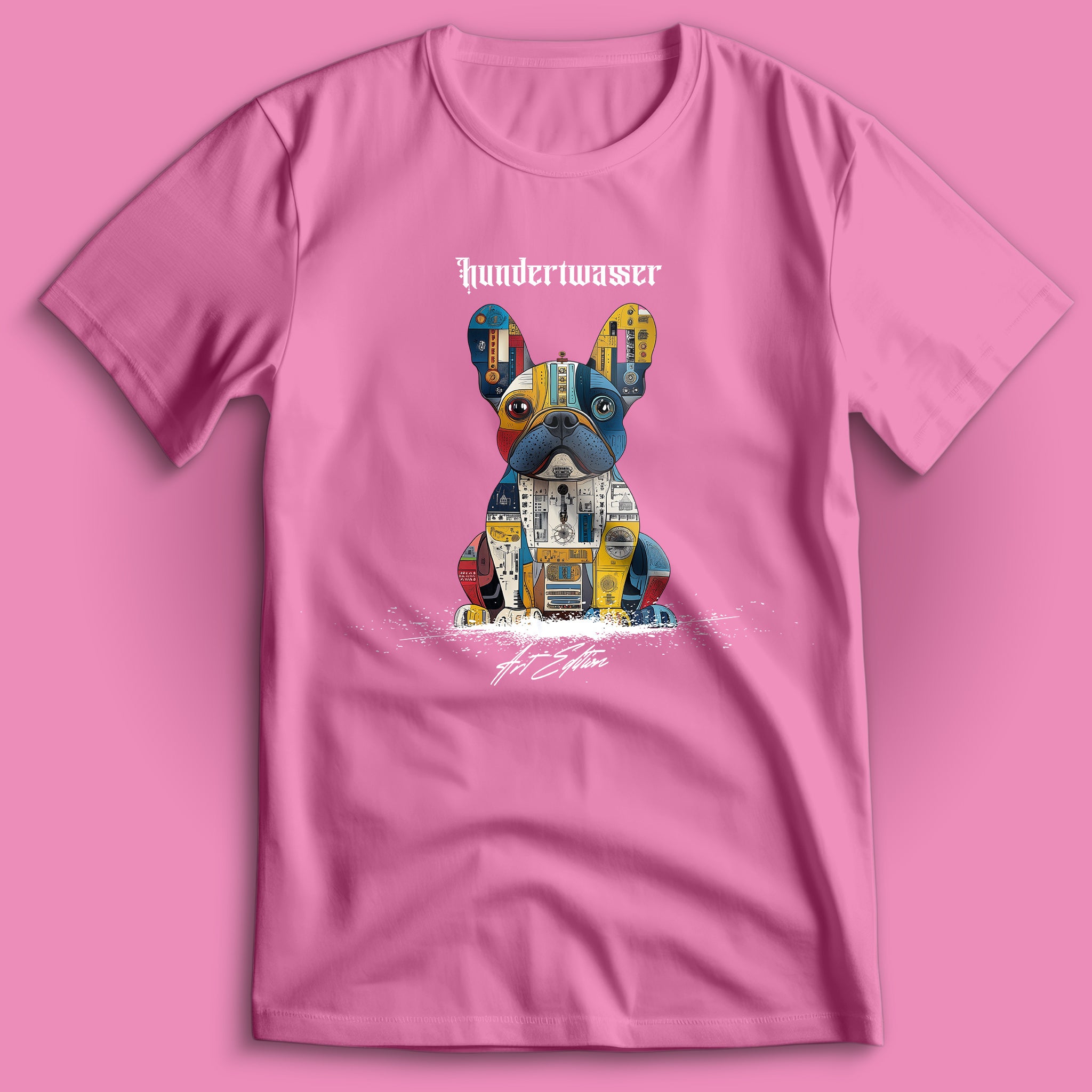 French Bulldog Art Edition Hundertwasser T-Shirt