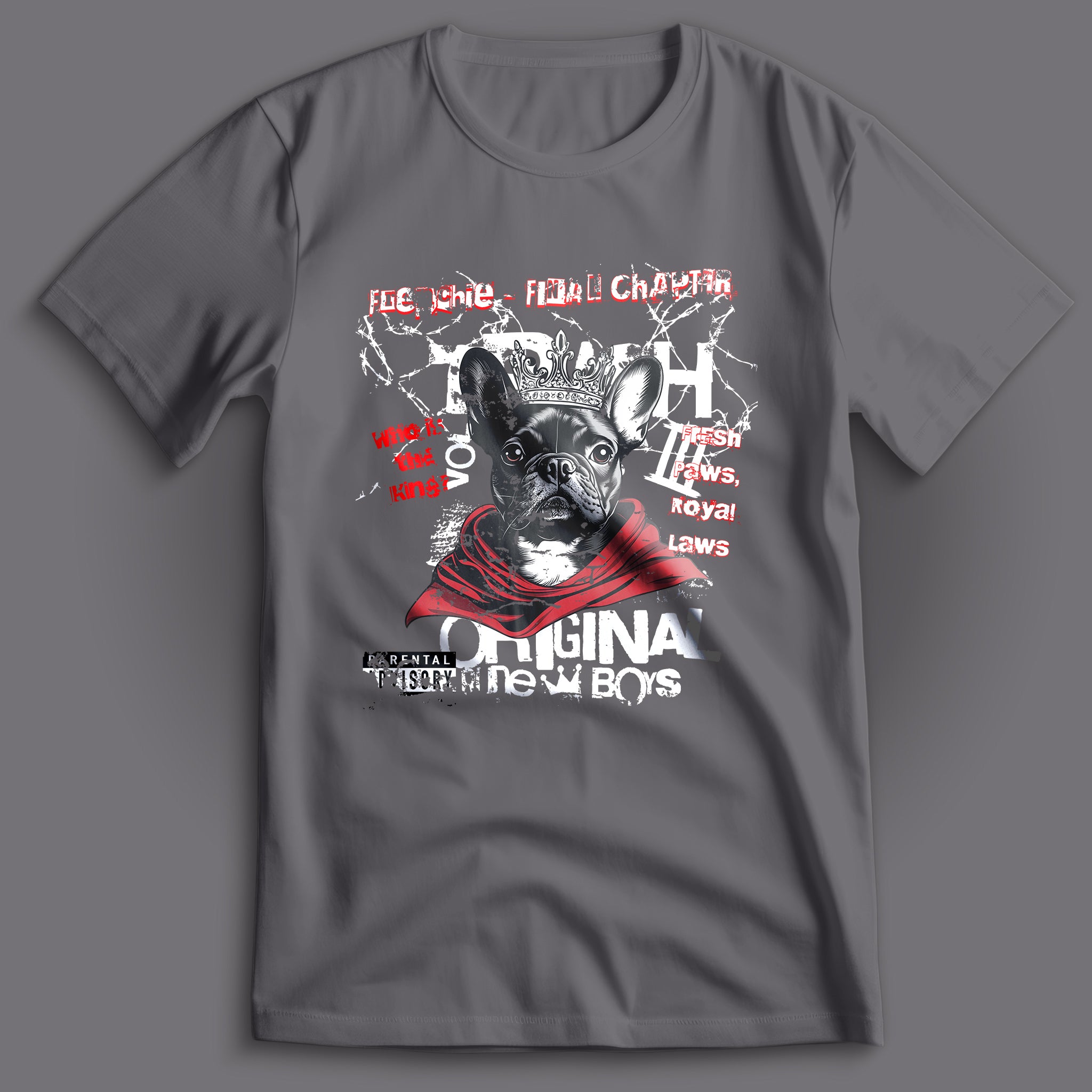 French Bulldog Who Is The King Artist Edition T-Shirt
