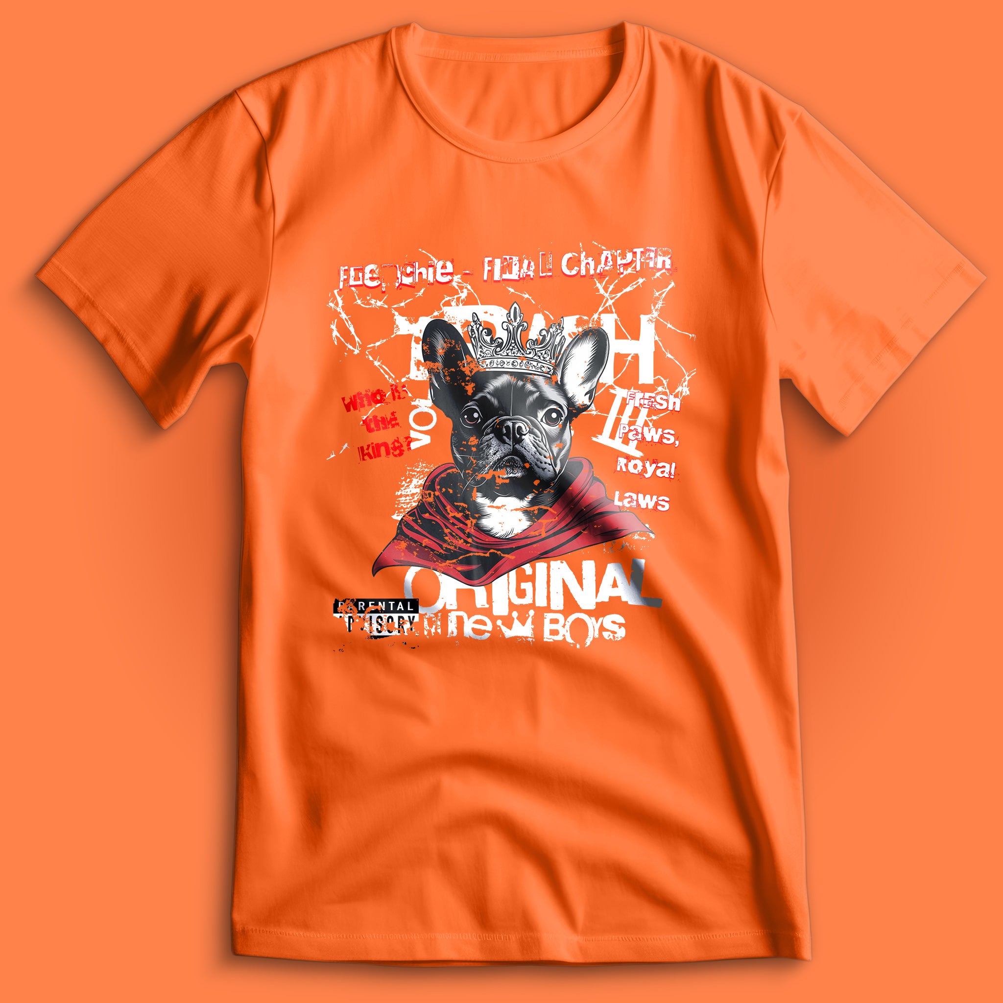 French Bulldog Who Is The King Artist Edition T-Shirt