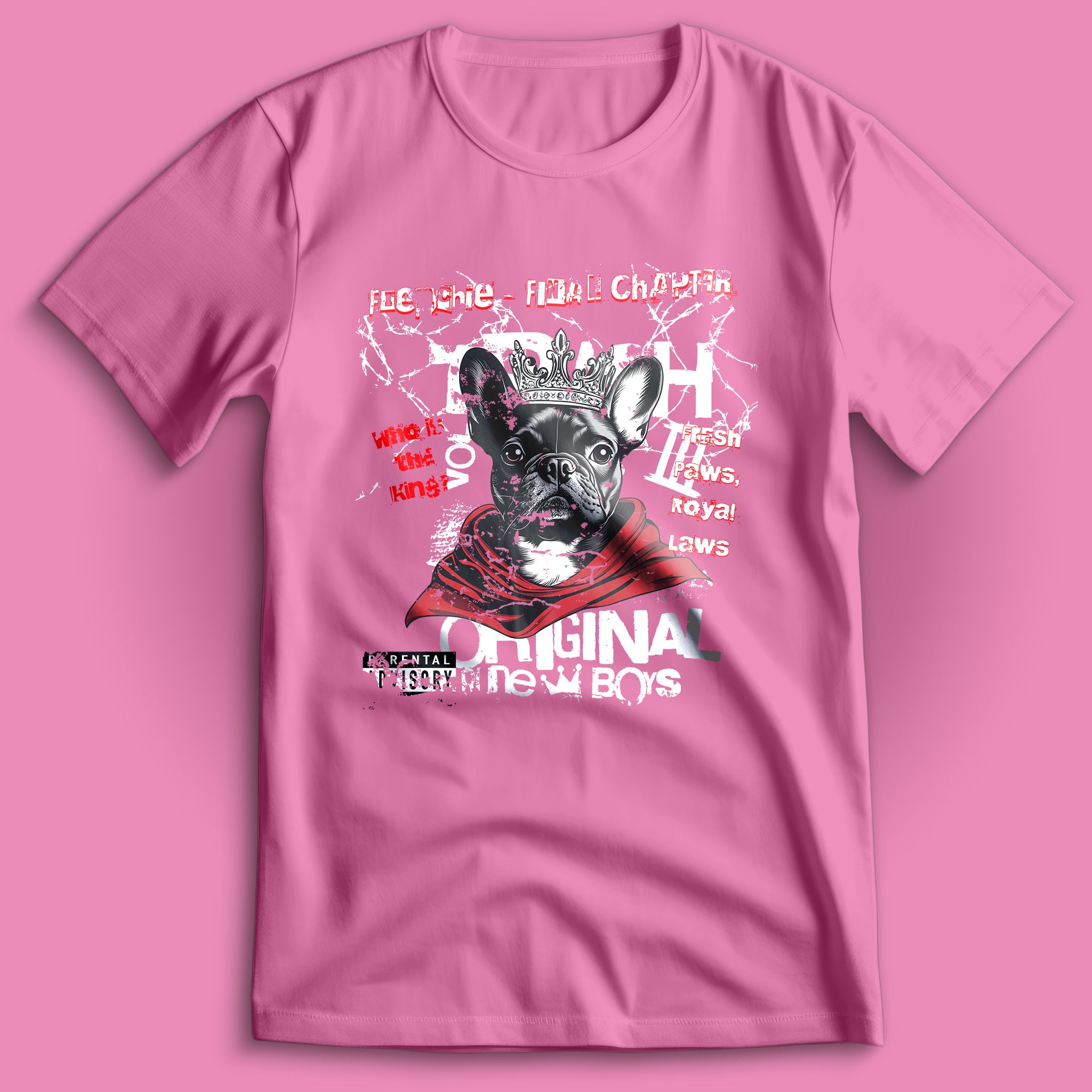French Bulldog Who Is The King Artist Edition T-Shirt