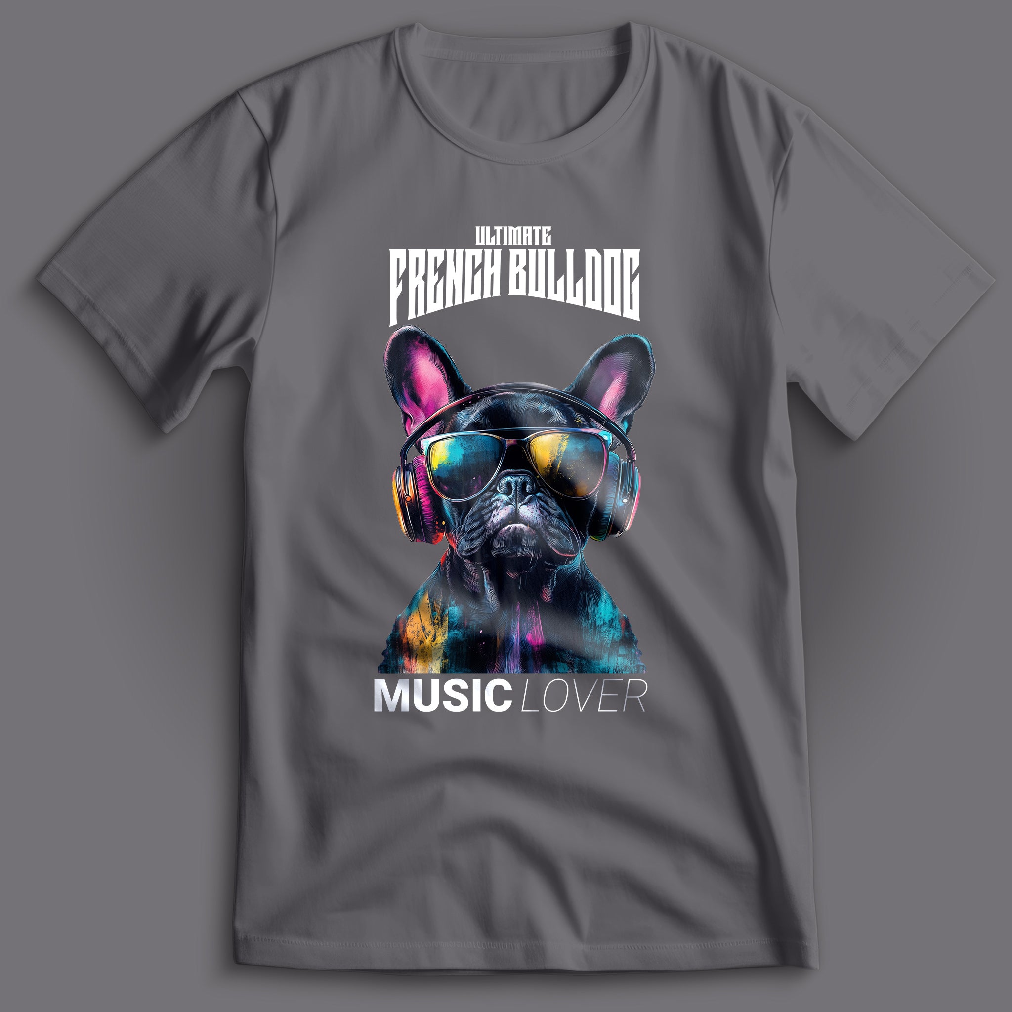 French Bulldog Music Lover II T-Shirt