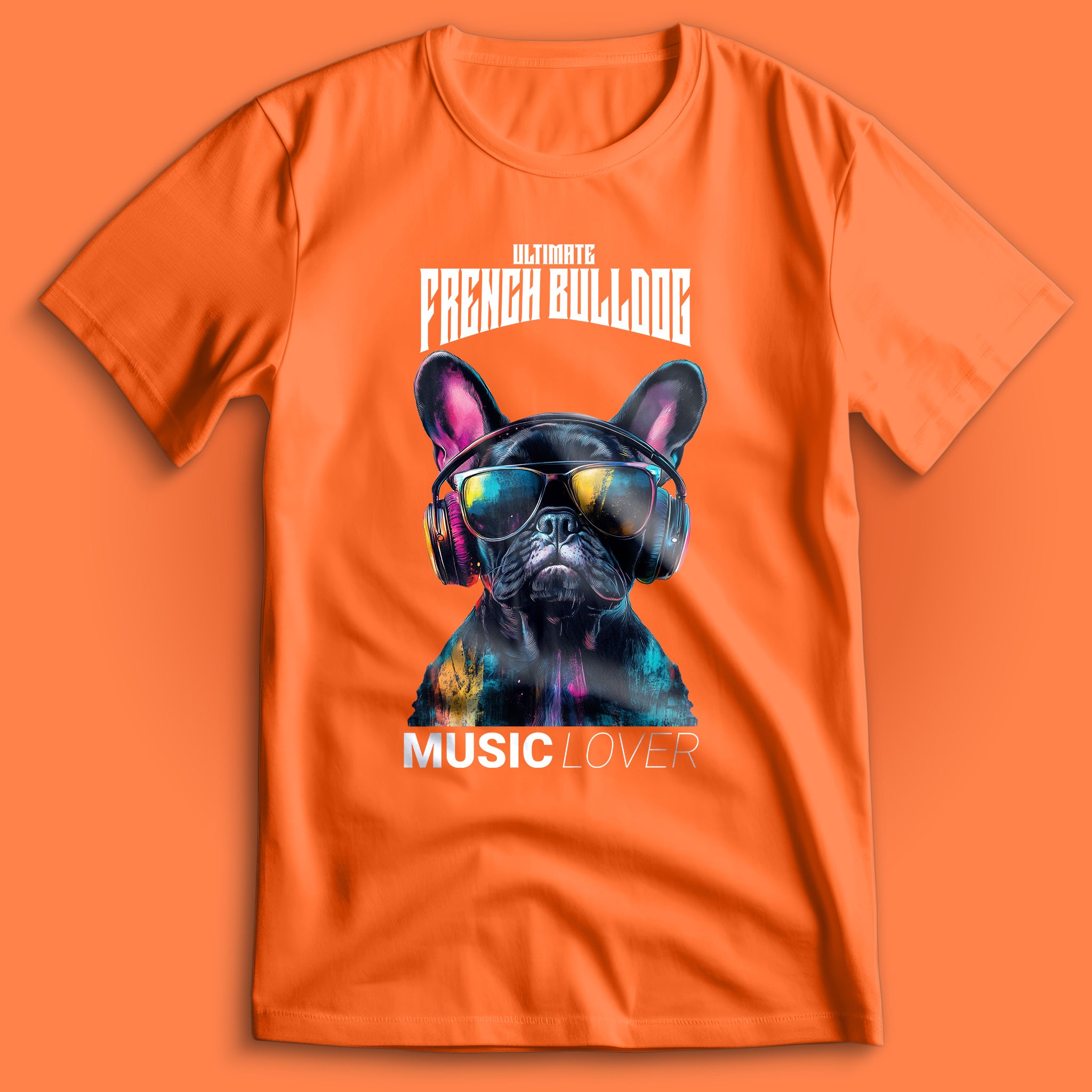 French Bulldog Music Lover II T-Shirt