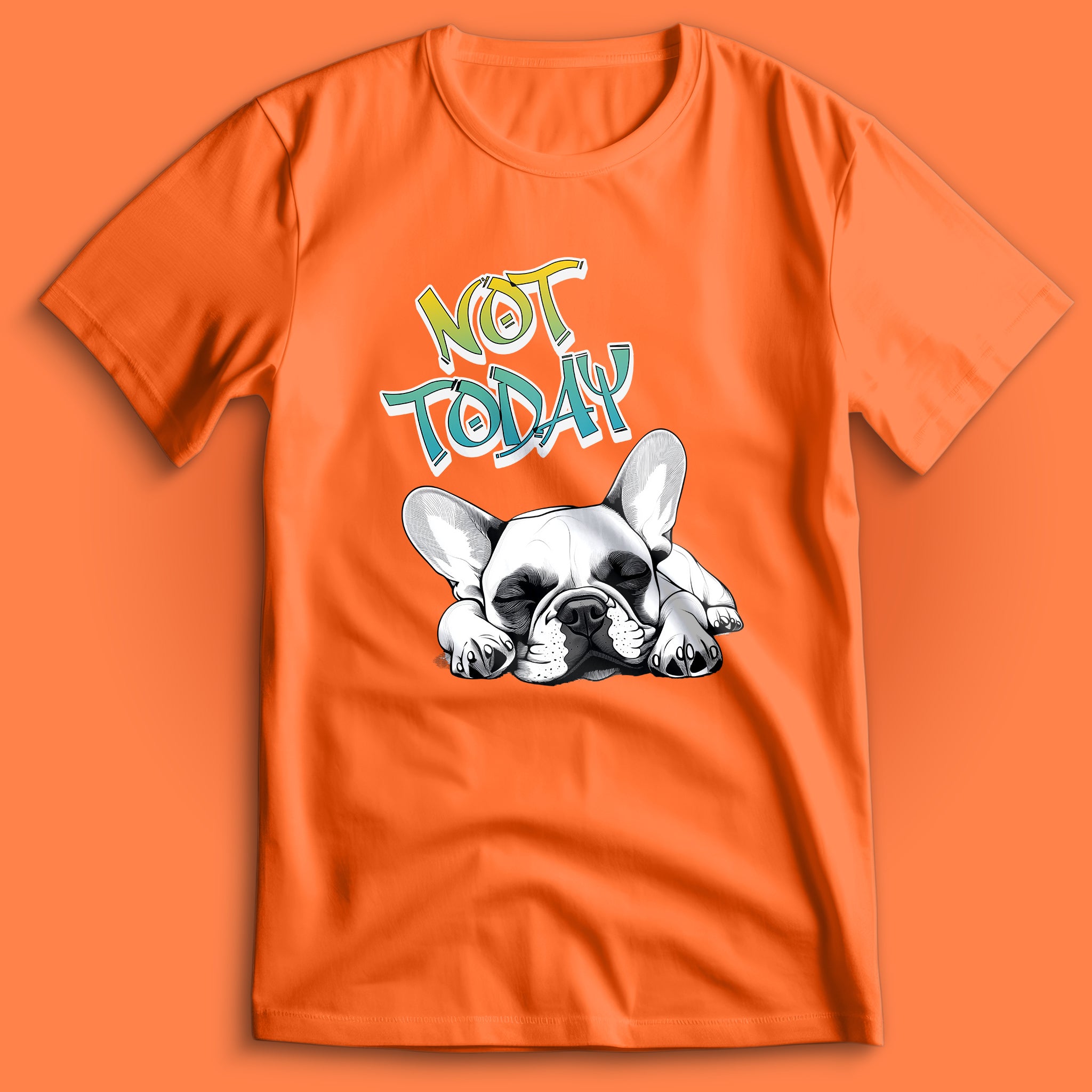 Not Today Frenchie T-Shirt