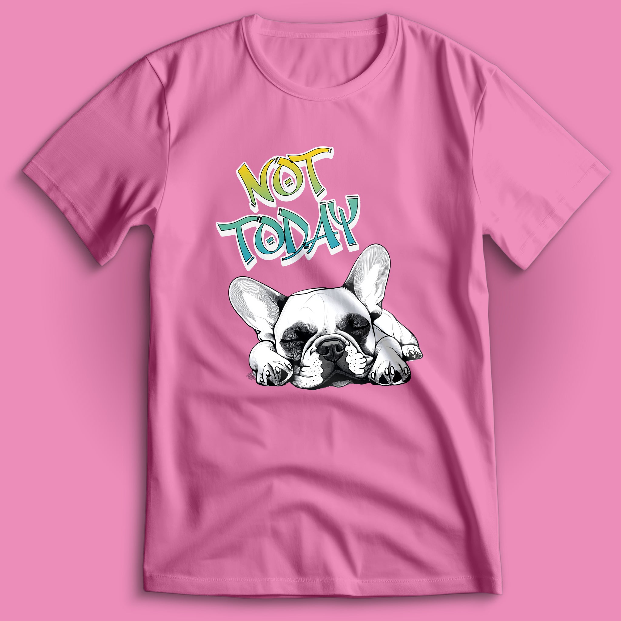 Not Today Frenchie T-Shirt