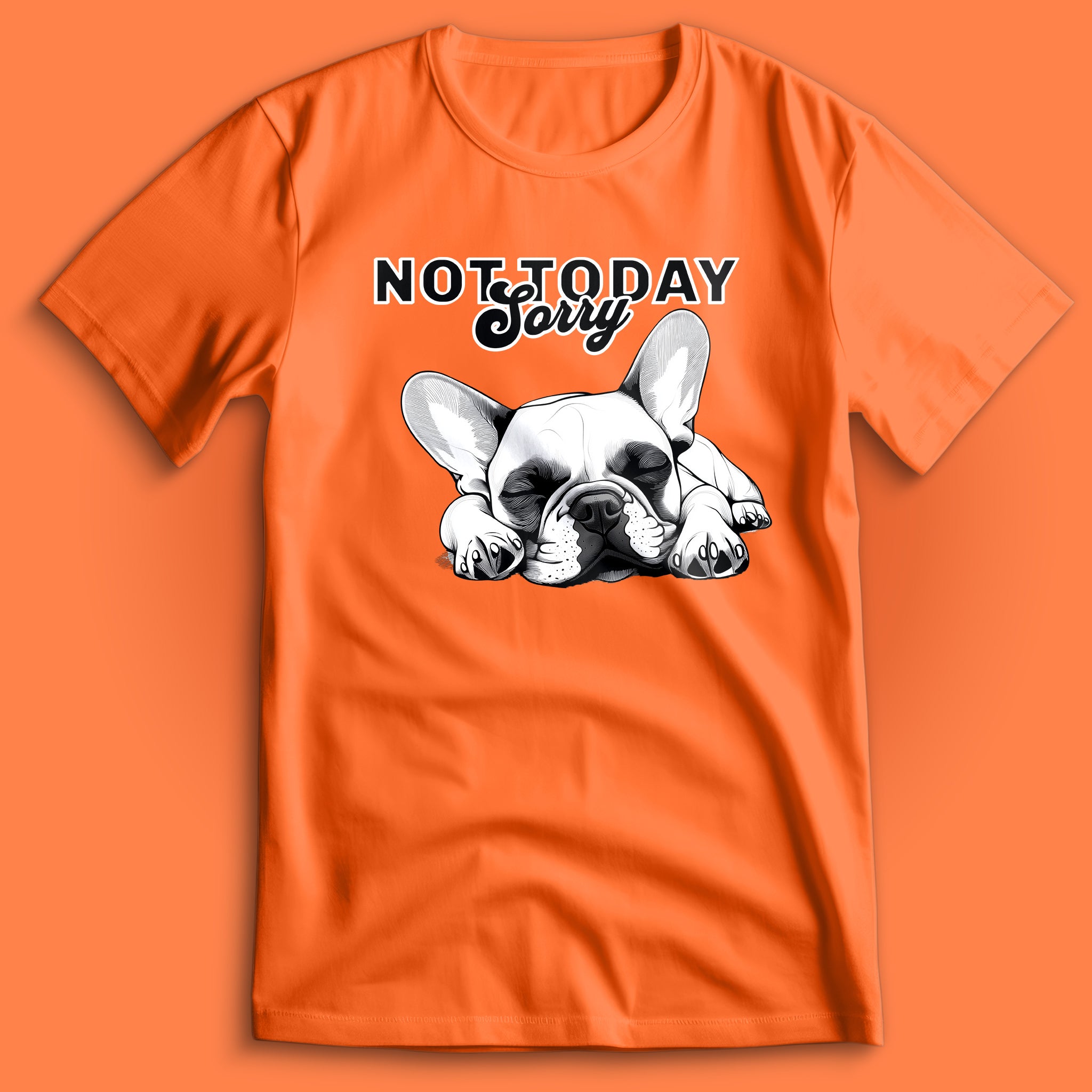 Not Today Sorry Frenchie T-Shirt