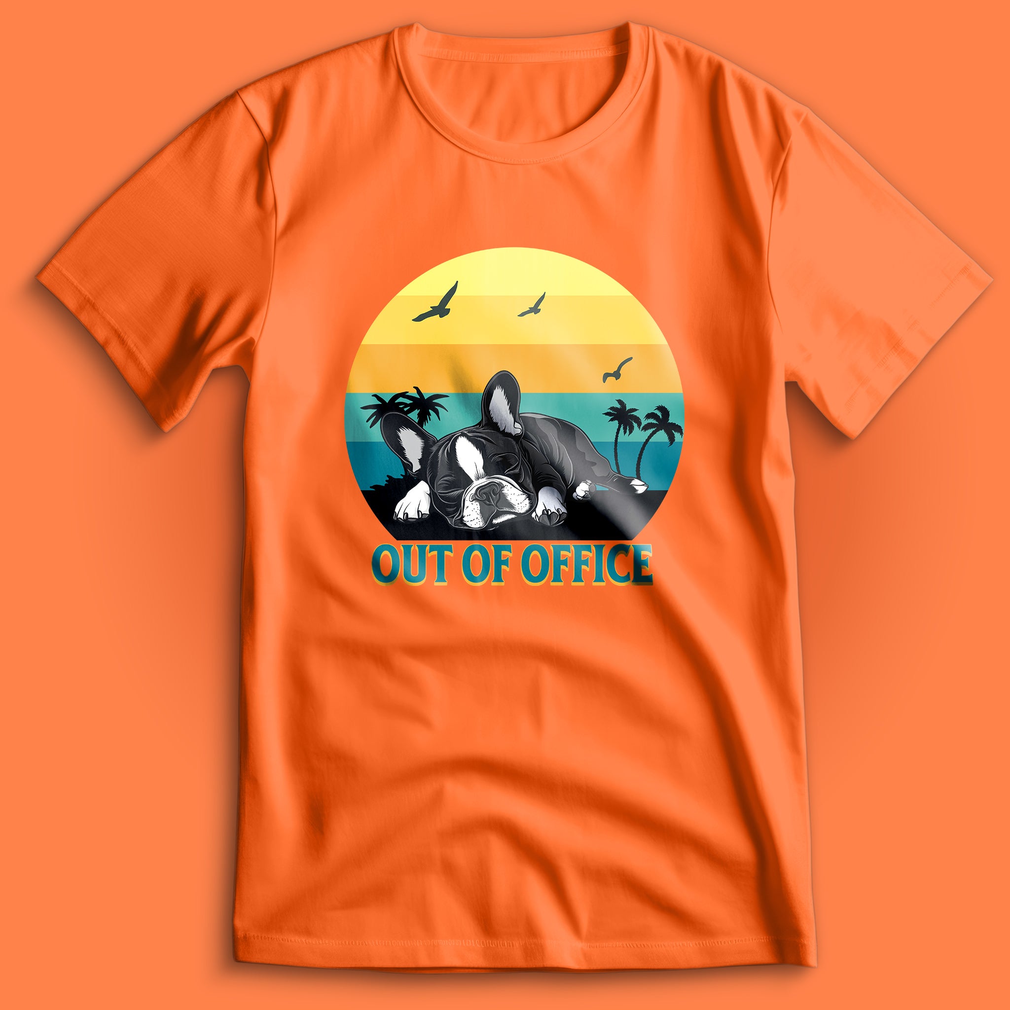 French Bulldog Out Of Office T-Shirt