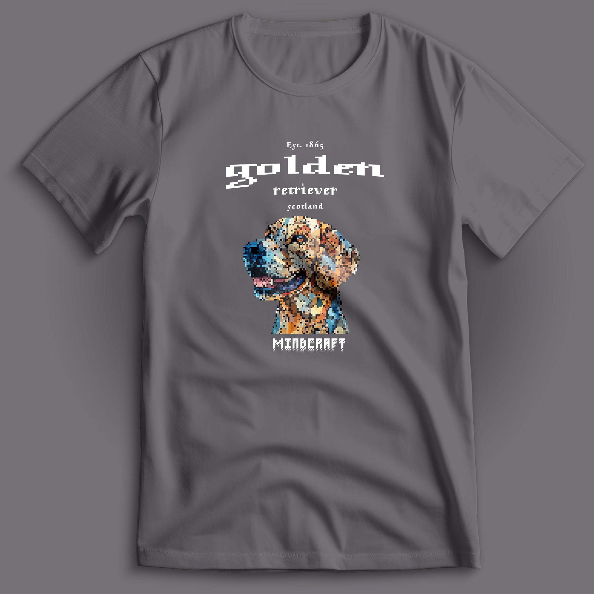 Golden Retriever Pixelart Edition T-Shirt