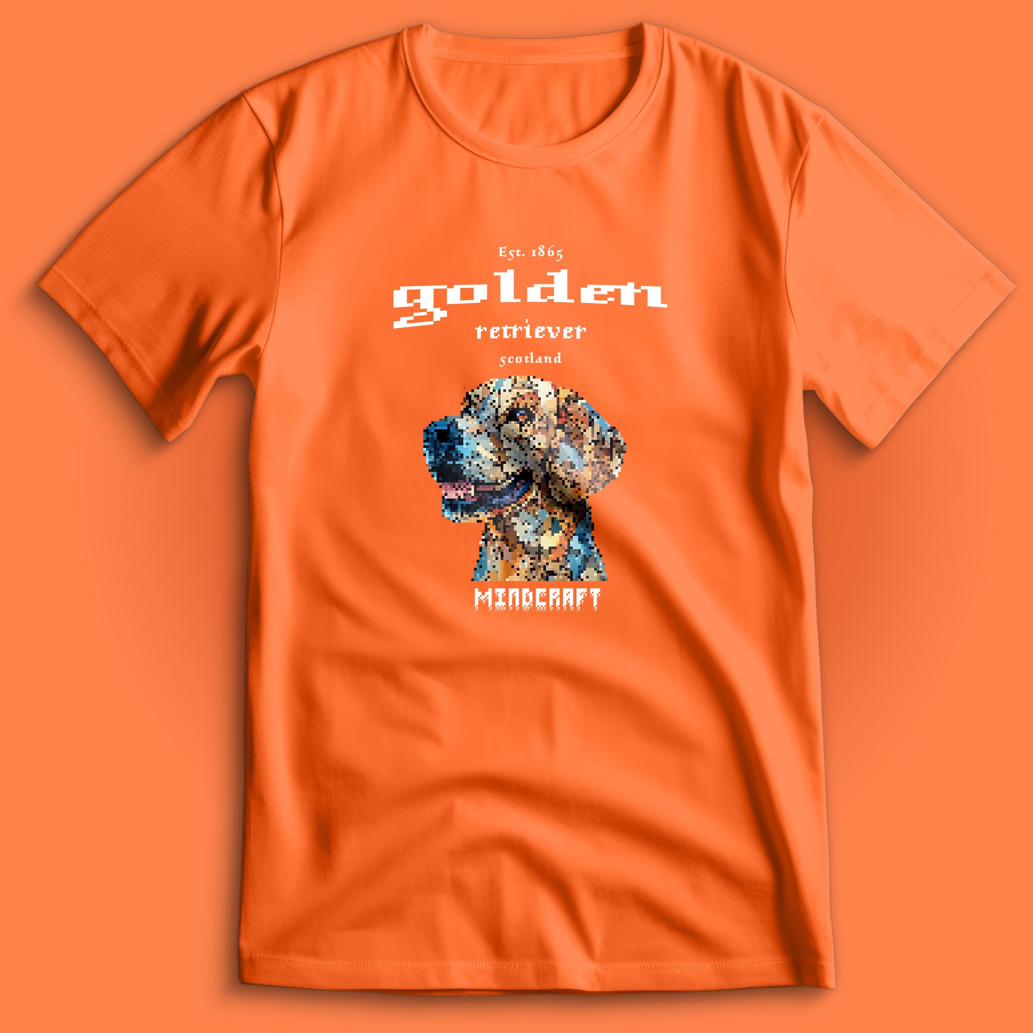 Golden Retriever Pixelart Edition T-Shirt
