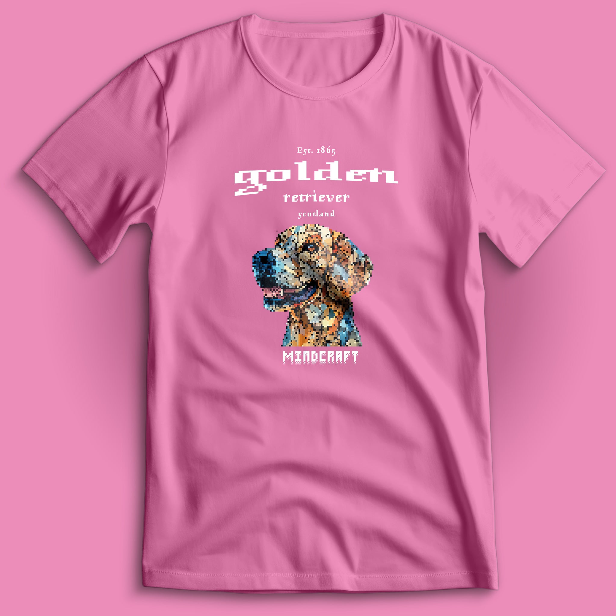 Golden Retriever Pixelart Edition T-Shirt