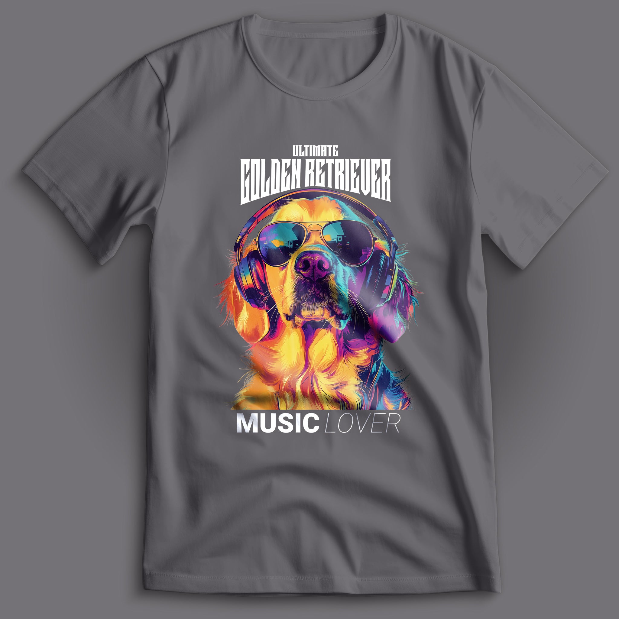 Golden Retriever Music Lover T-Shirt