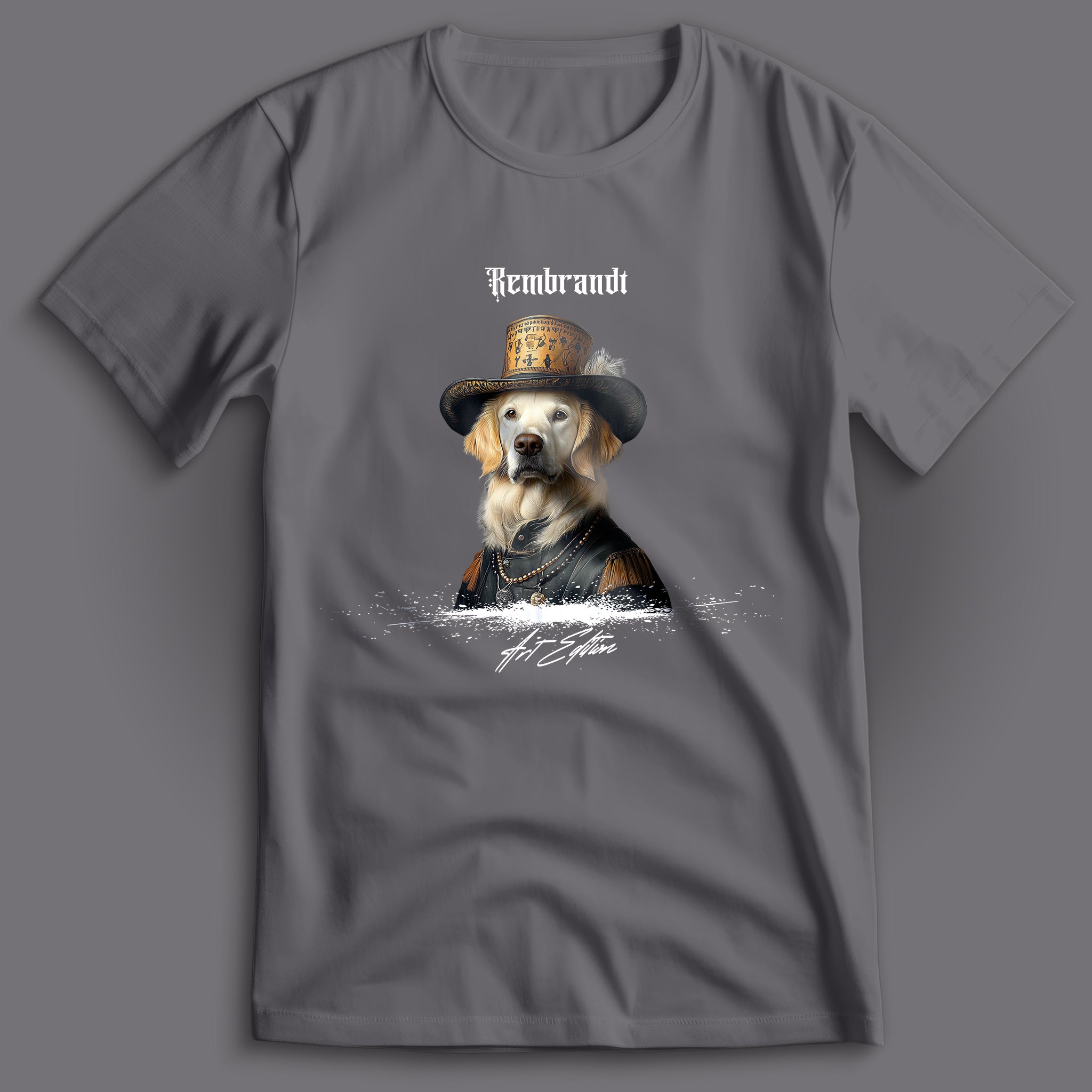 Rembrandt Art Edition Golden Retriever T-Shirt