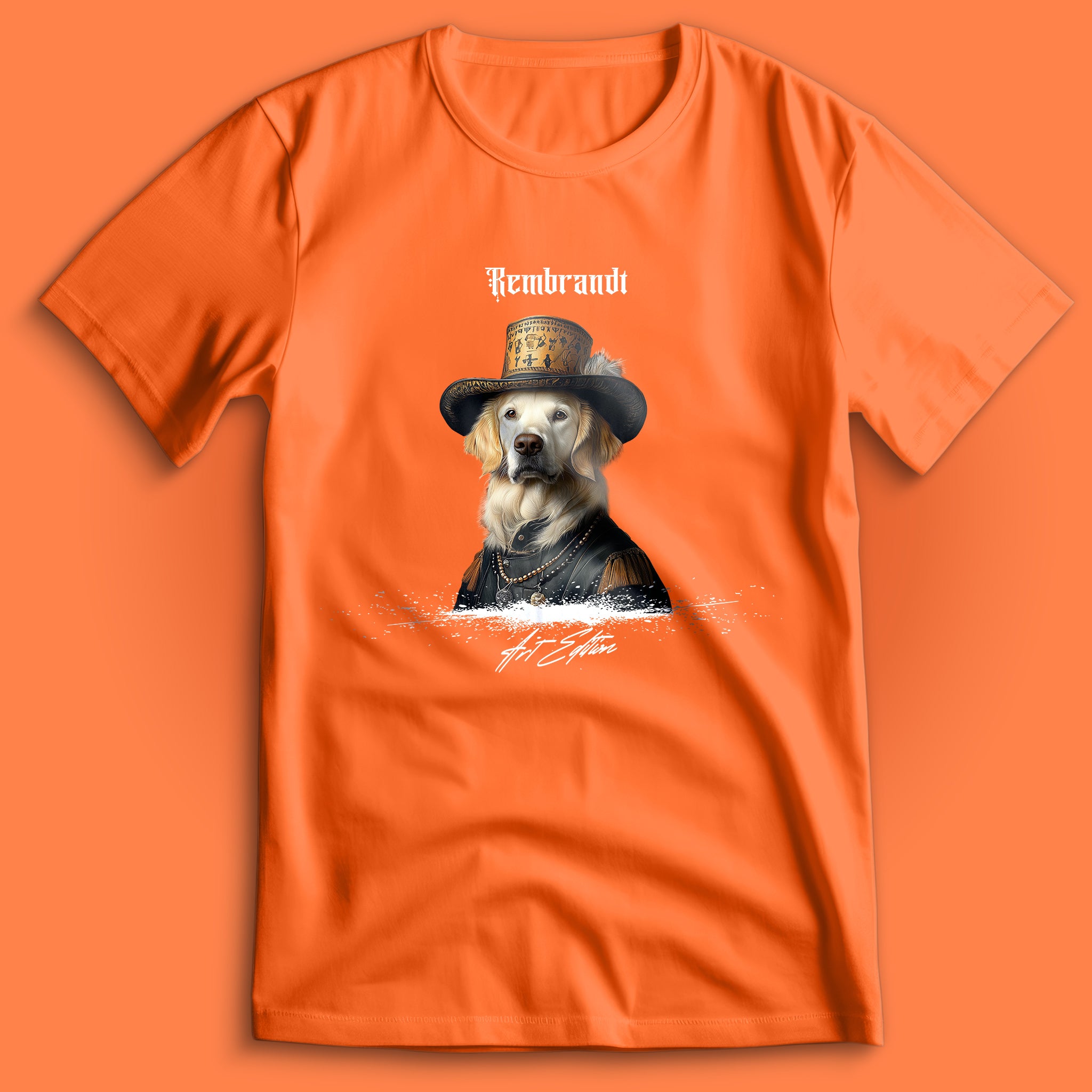 Rembrandt Art Edition Golden Retriever T-Shirt