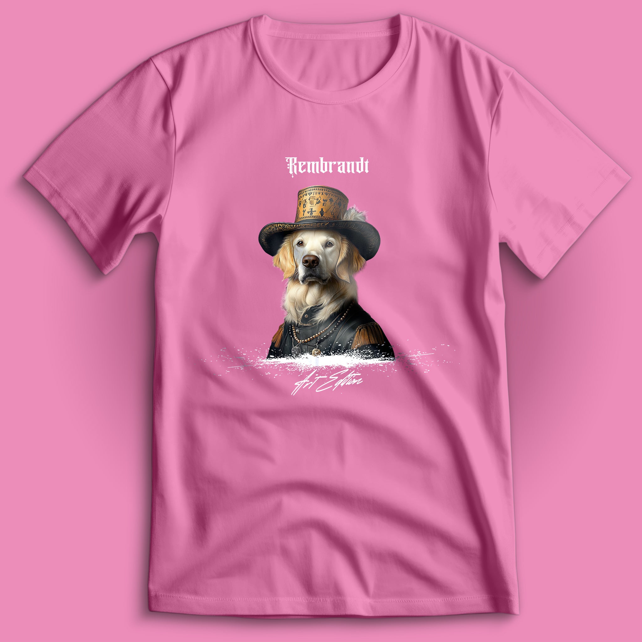 Rembrandt Art Edition Golden Retriever T-Shirt