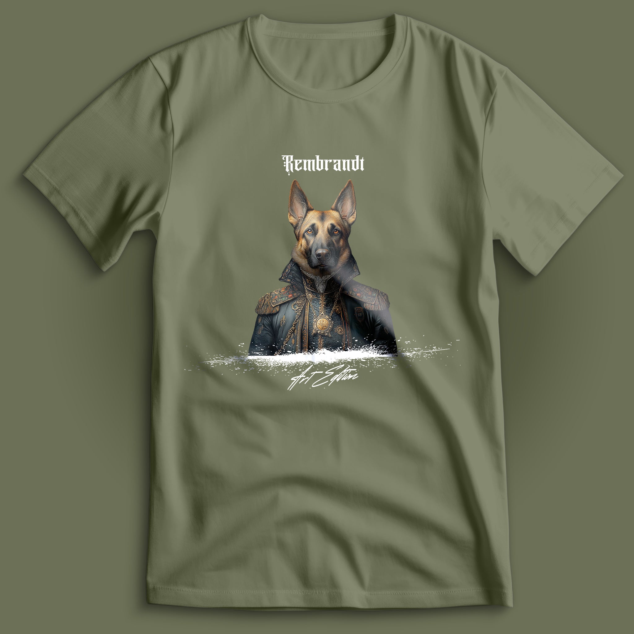 Rembrandt Art Edition Schäferhund T-Shirt