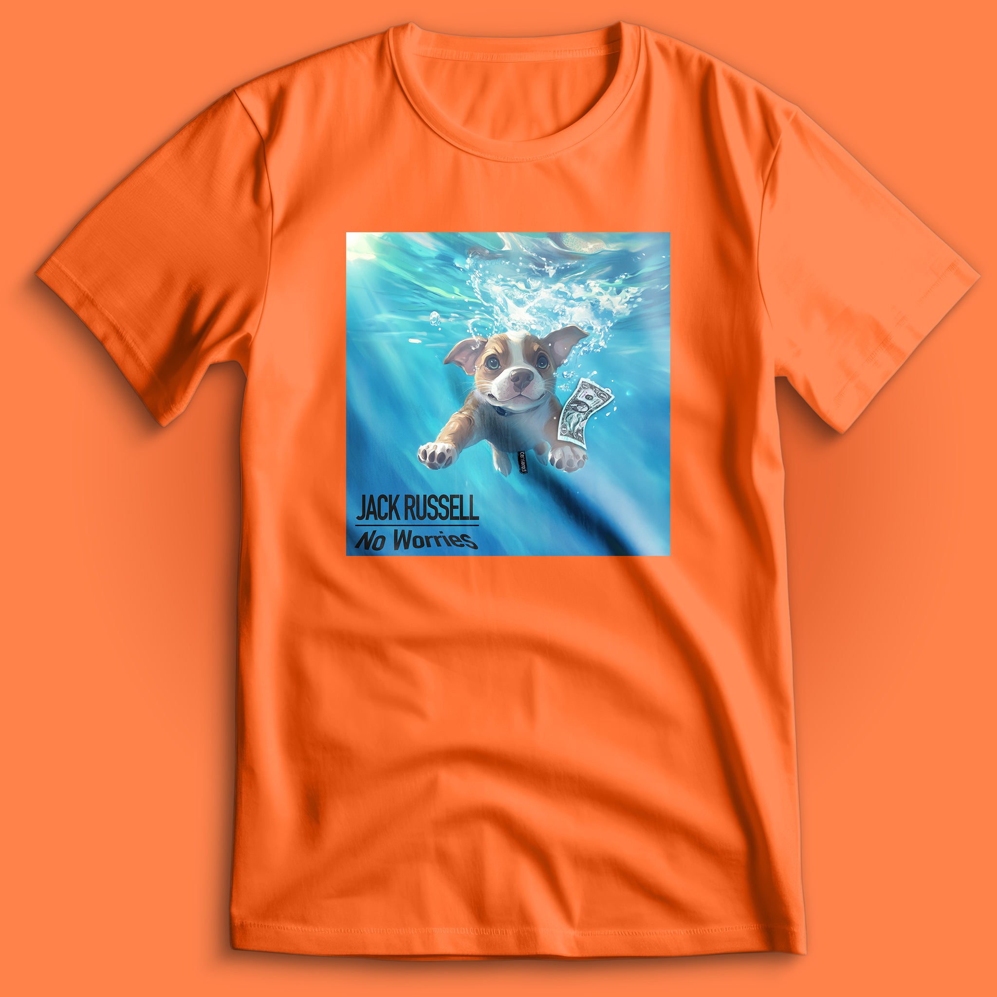 Jack Russell No Worries Artist Edition T-Shirt