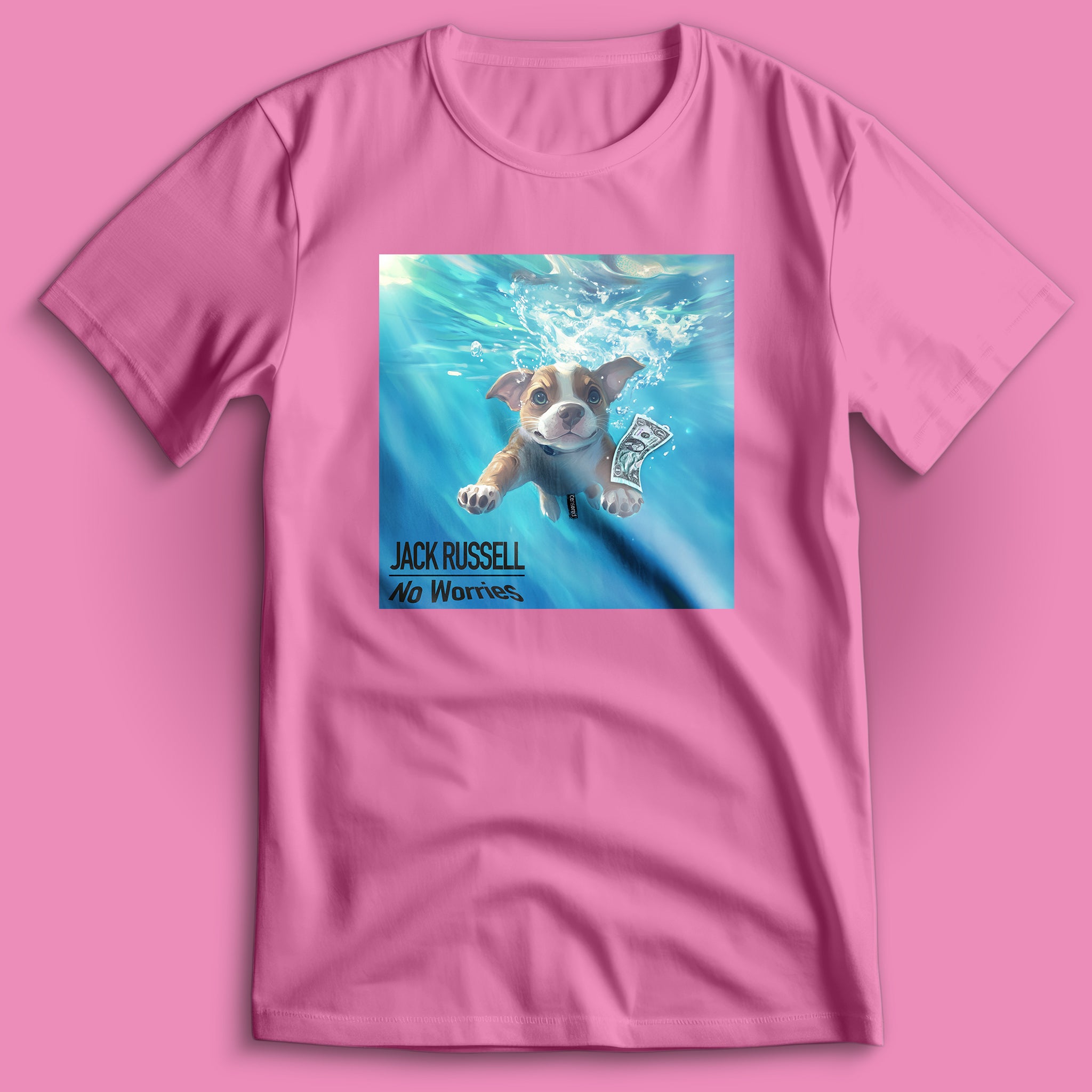 Jack Russell No Worries Artist Edition T-Shirt