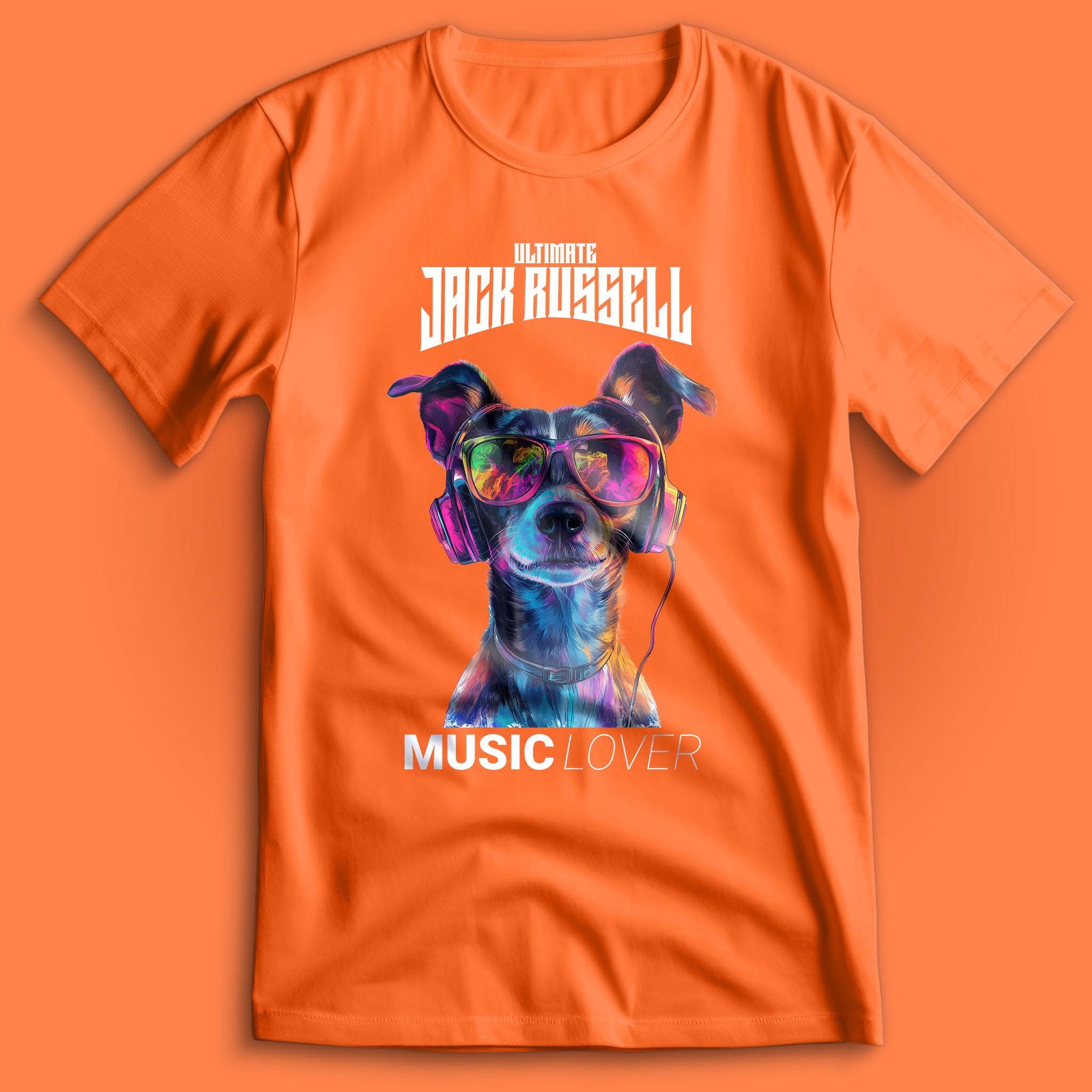 Jack Russell Music Lover T-Shirt