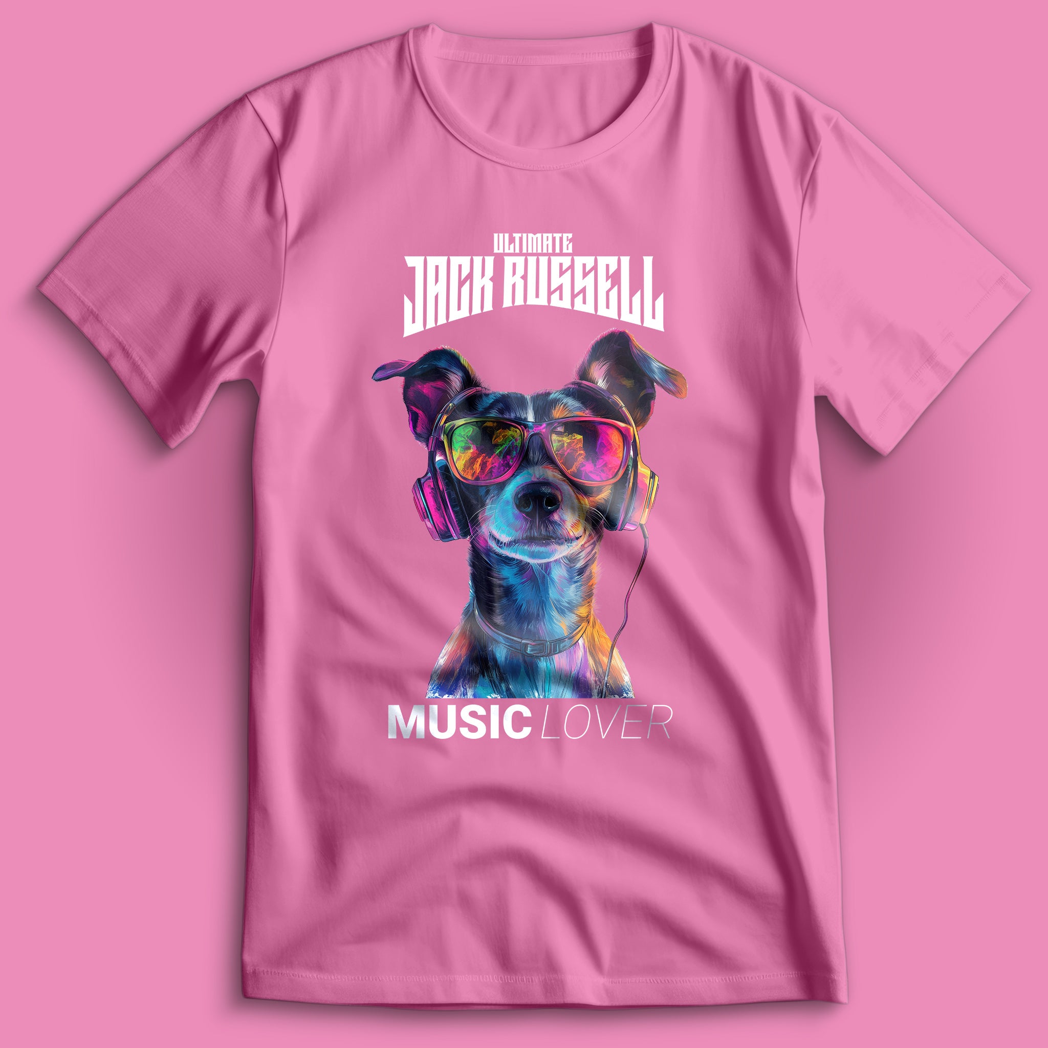 Jack Russell Music Lover T-Shirt
