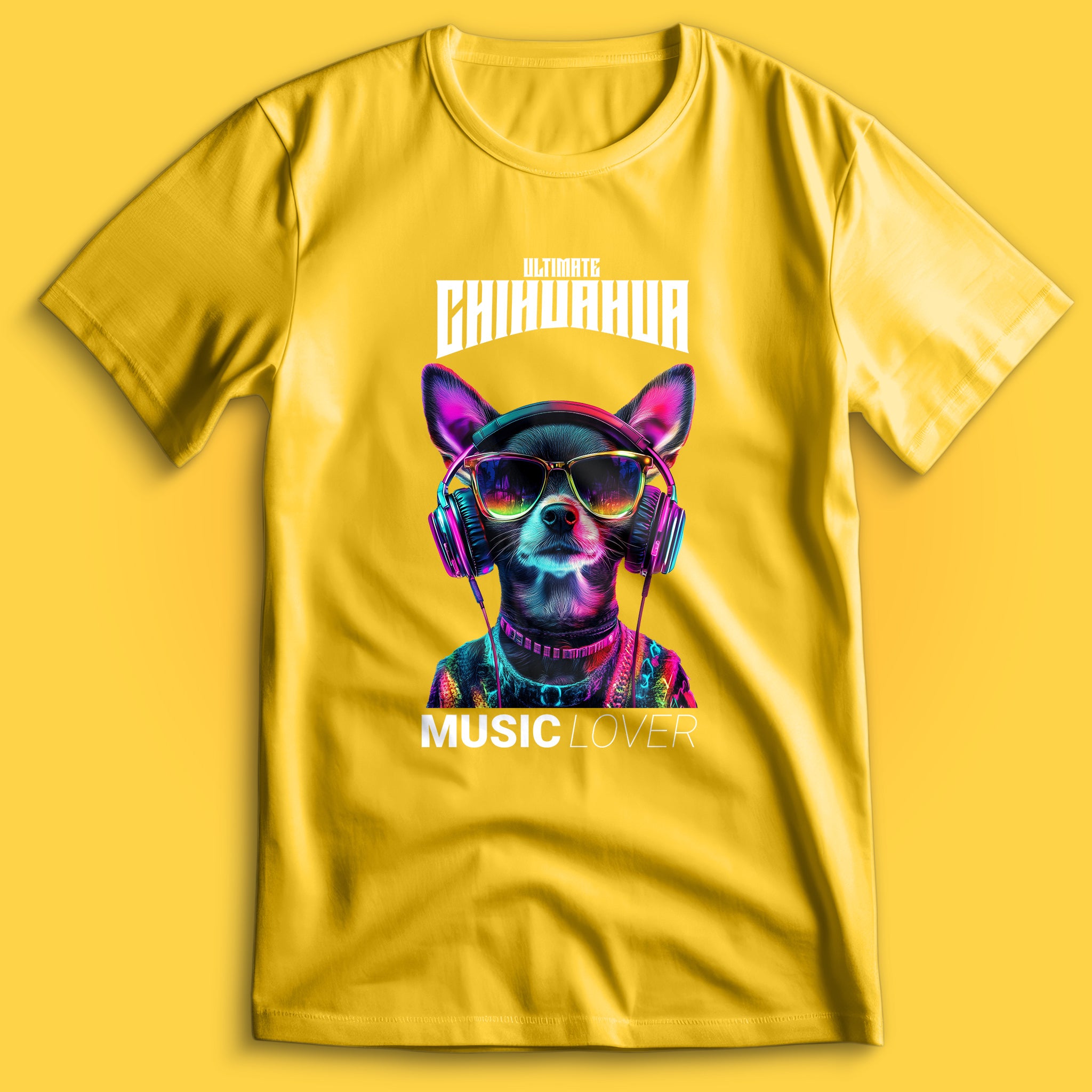 Chihuahua Music Lover T-Shirt